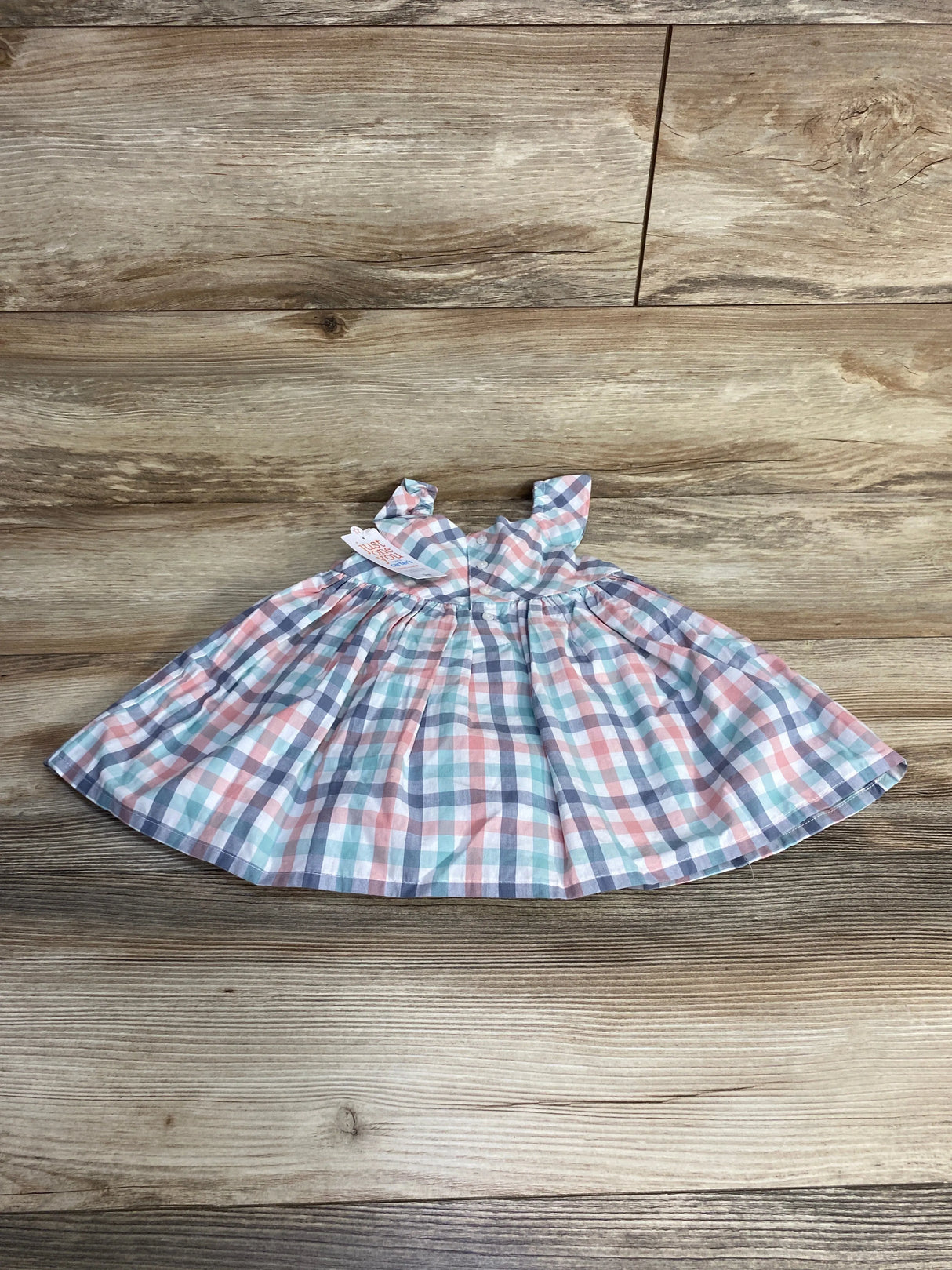 NEW Just One You 2pc Plaid Dress & Bloomers White sz 9m - Me n Mommy To Be
