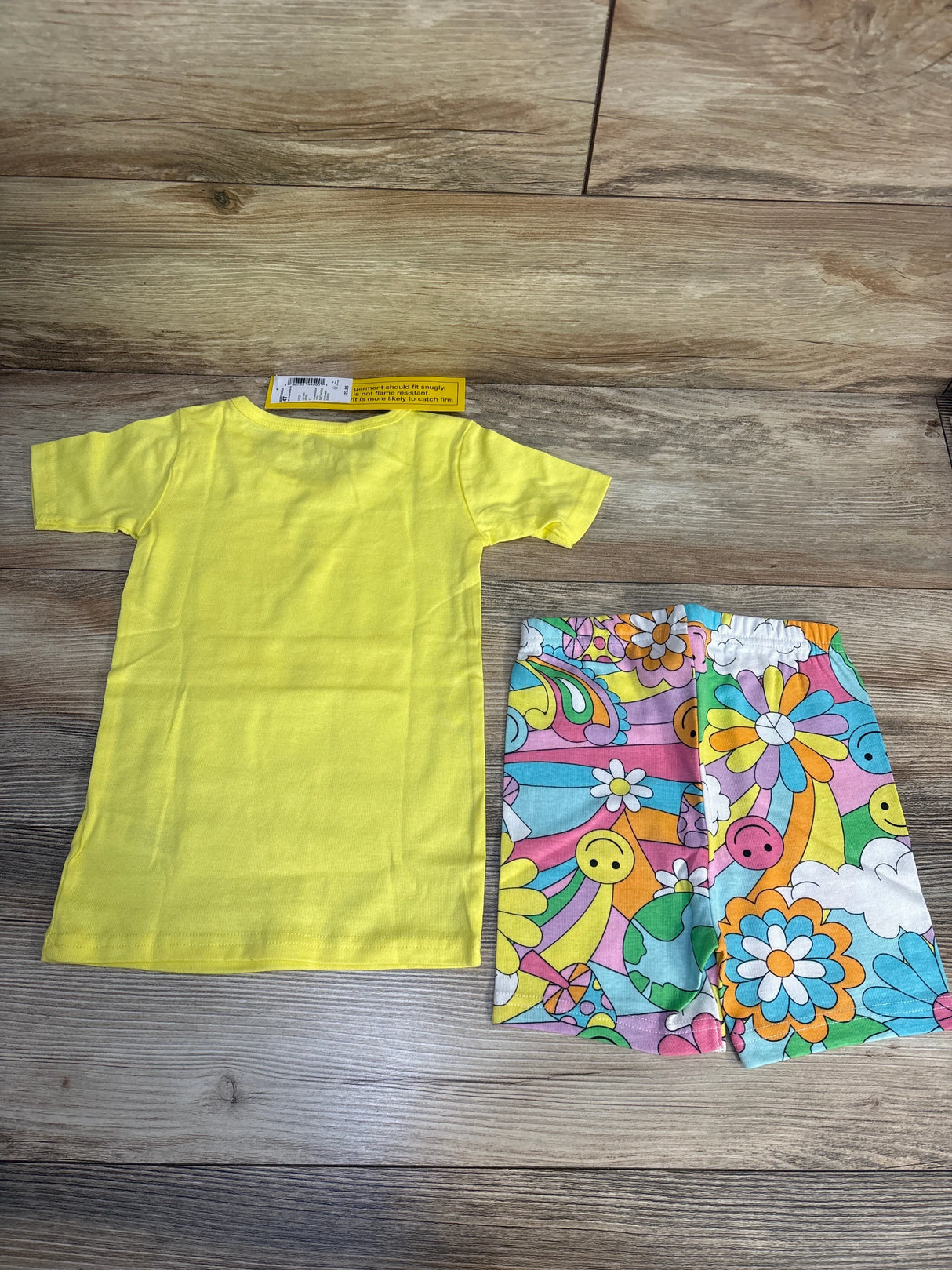 NEW Children's Place 2pc Pajama Set Yellow sz 4T