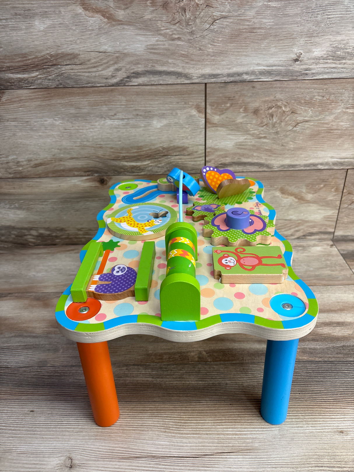 Melissa & Doug First Play Jungle Wooden Activity Table