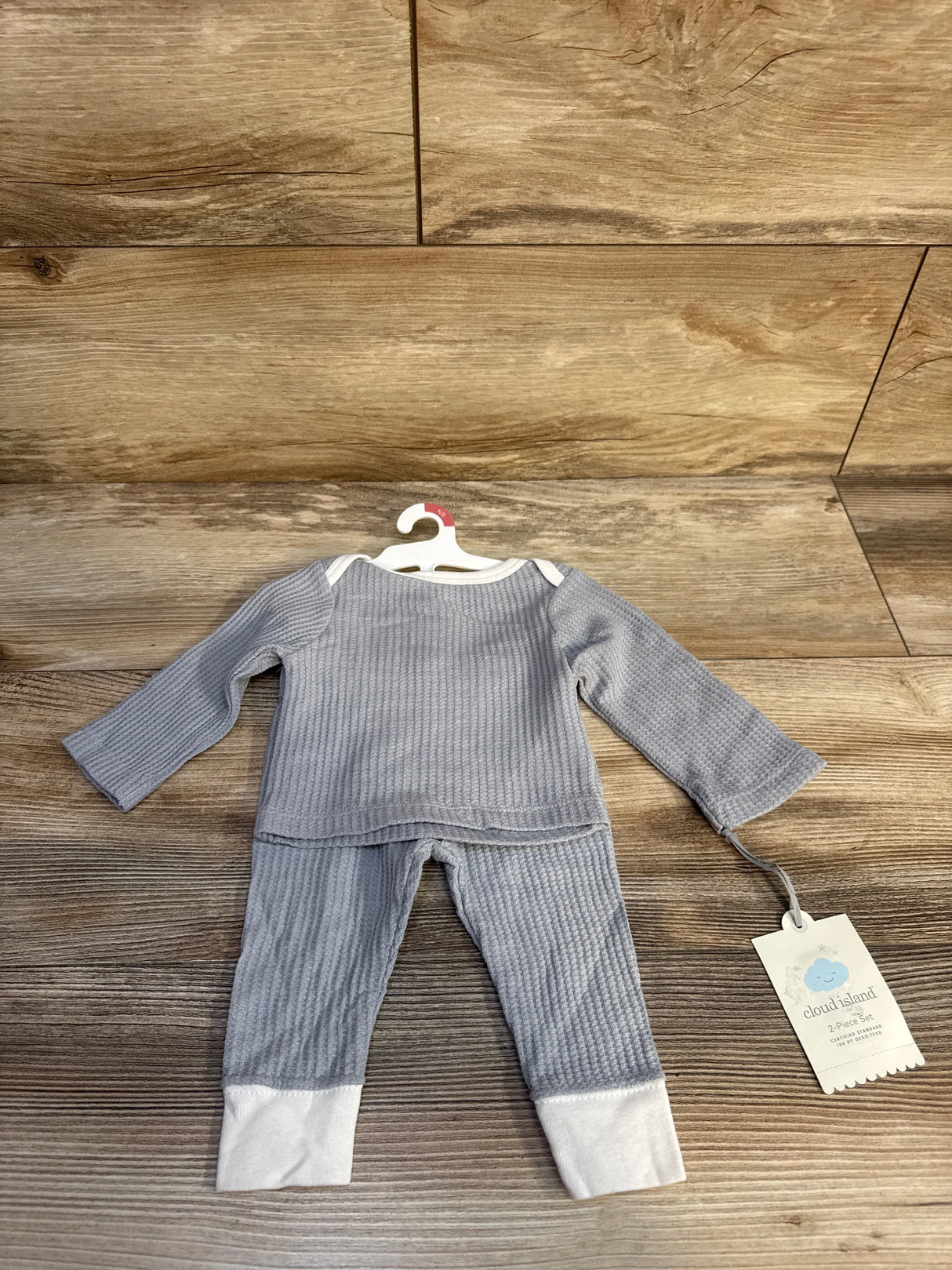 NEW Cloud Island Waffle Knit 2pc Set sz Newborn
