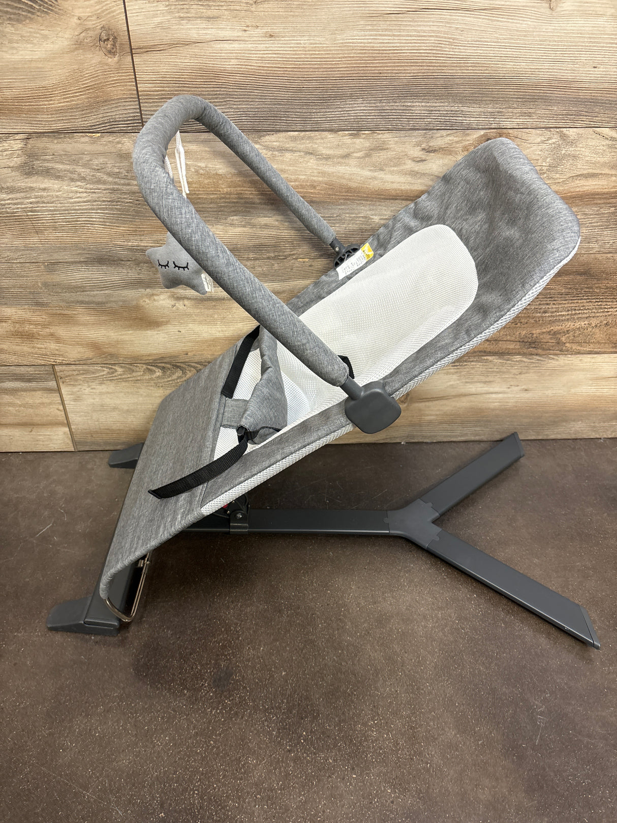 Baby Delight Alpine Deluxe Bouncer in Charcoal Grey