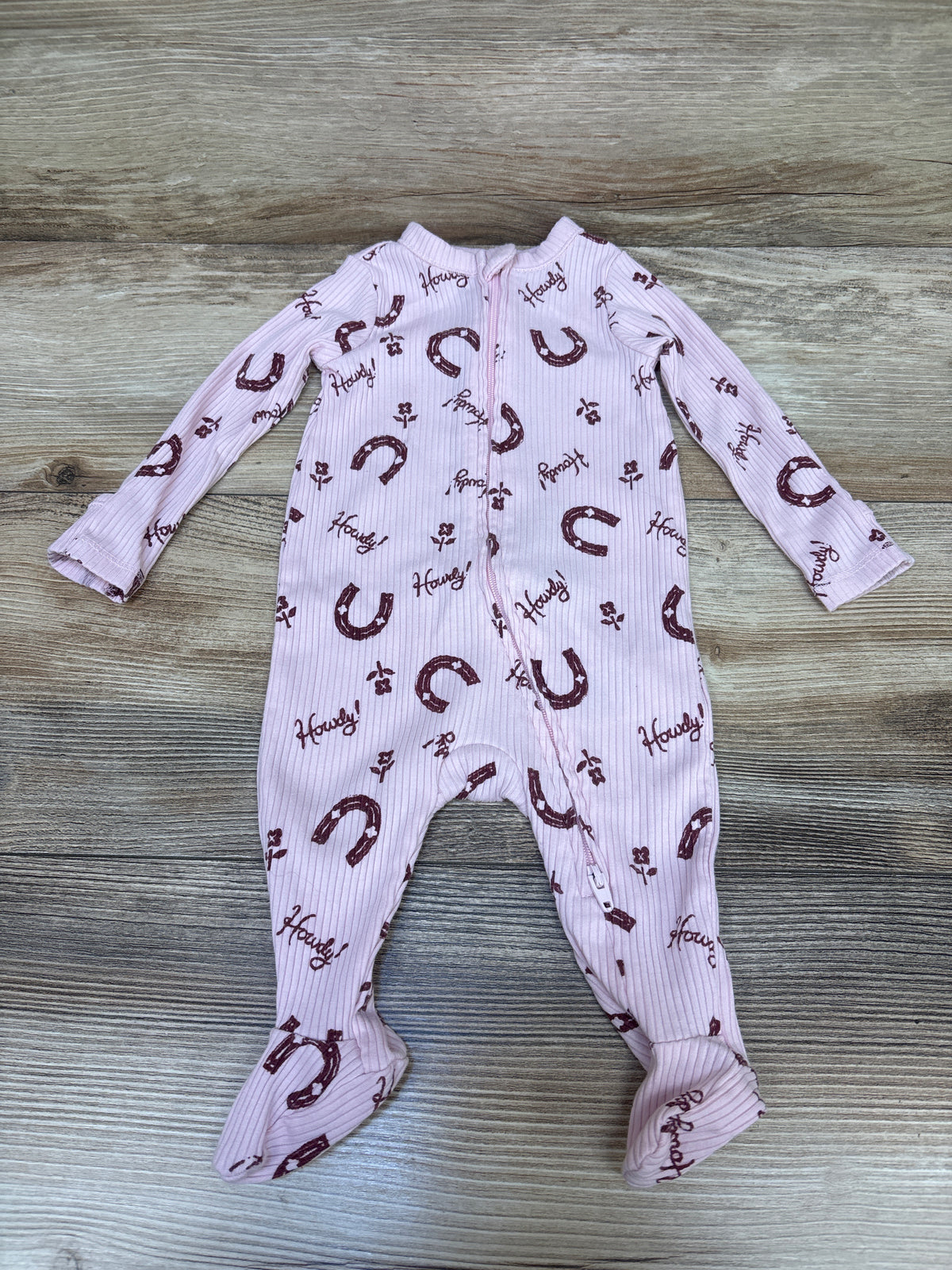 Old Navy Western Ribbed Sleeper Pink sz 0-3m