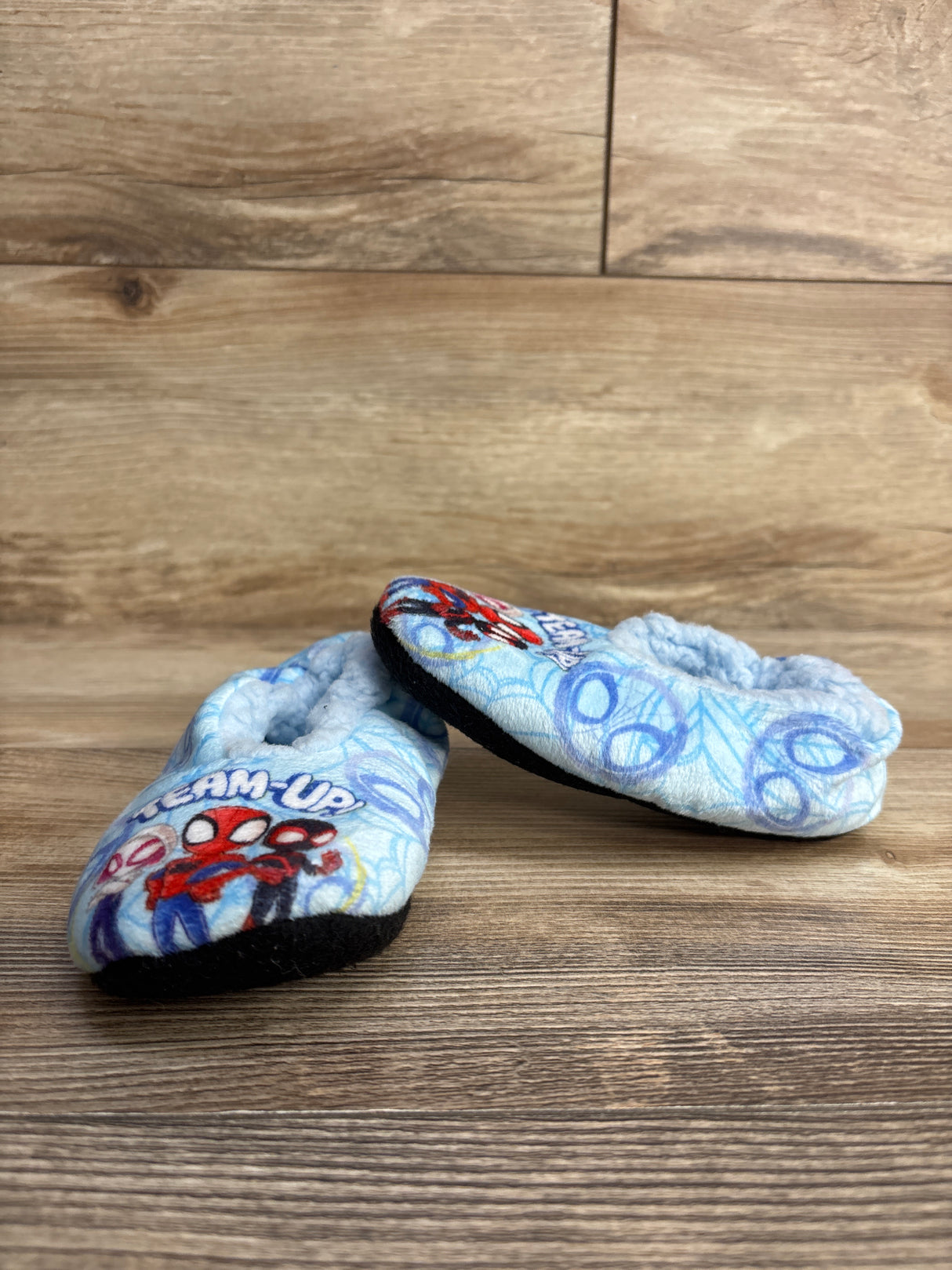 Marvel Spiderman Slippers, Blue sz 6/7c