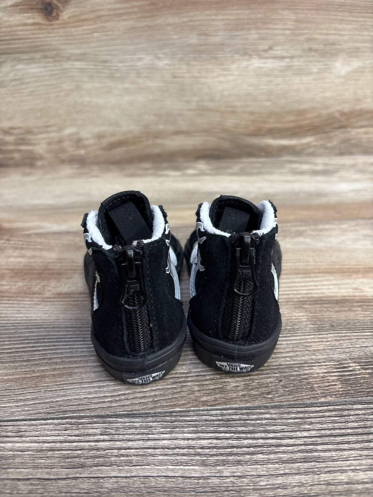 Vans Sk8-Hi Zip 'Metallic Flame' Sneakers, Black sz 5c