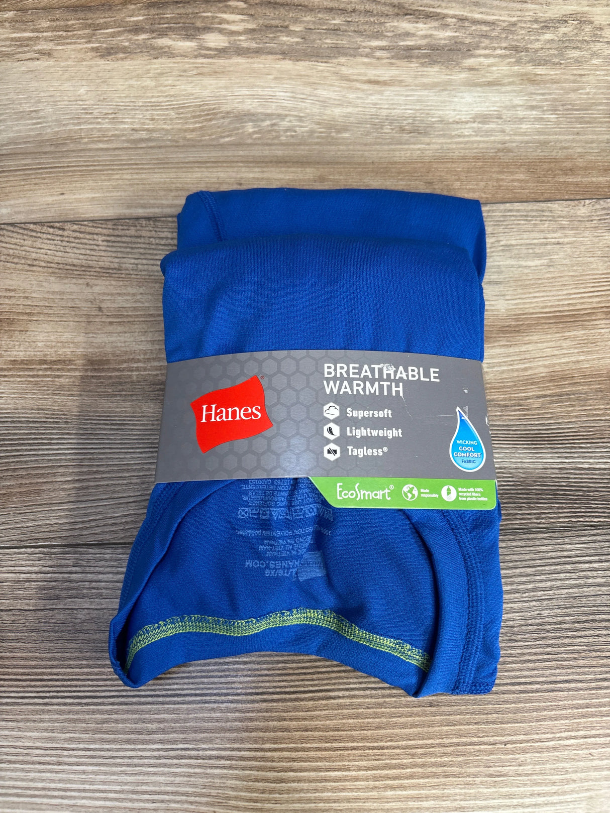 NEW Hanes Boys Tagless Crew & Pant Set Blue Sz XL (18-20)
