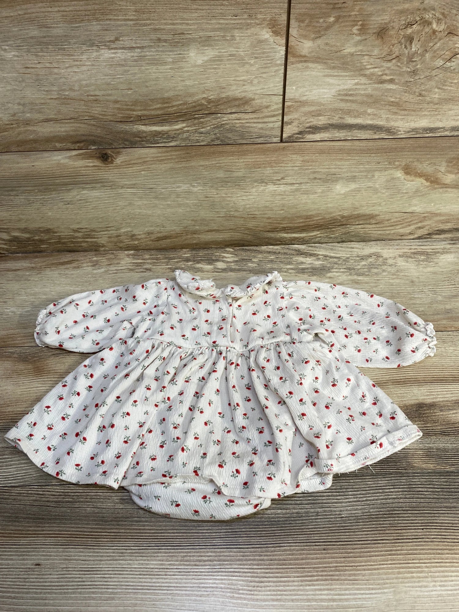 H&M Floral Bodysuit Dress White sz 6m - Me n Mommy To Be