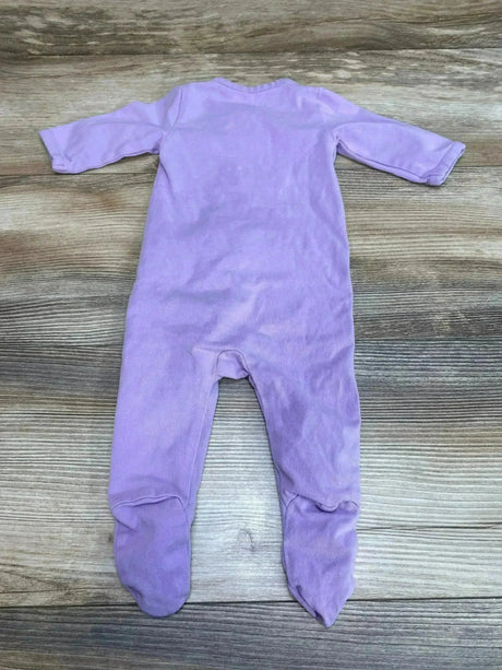 Monica + Andy Footie Purple sz Newborn - Me n Mommy To Be