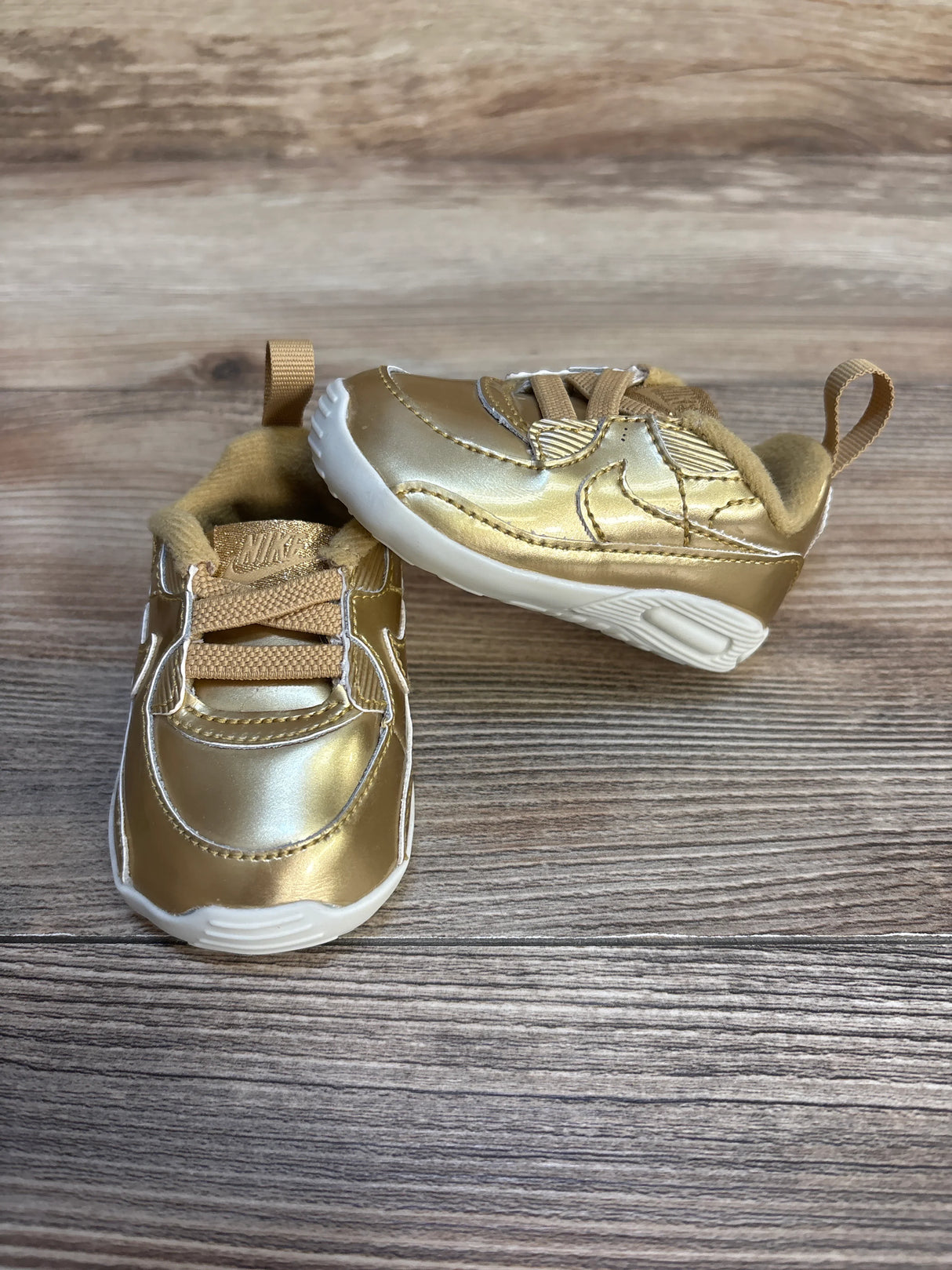 Nike Air Max 90 QS CB 'Metallic Gold' Sneakers sz 2c