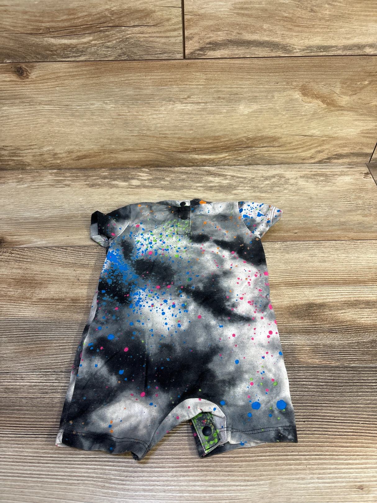 Nike Splattered Paint Logo Romper Grey sz 3m