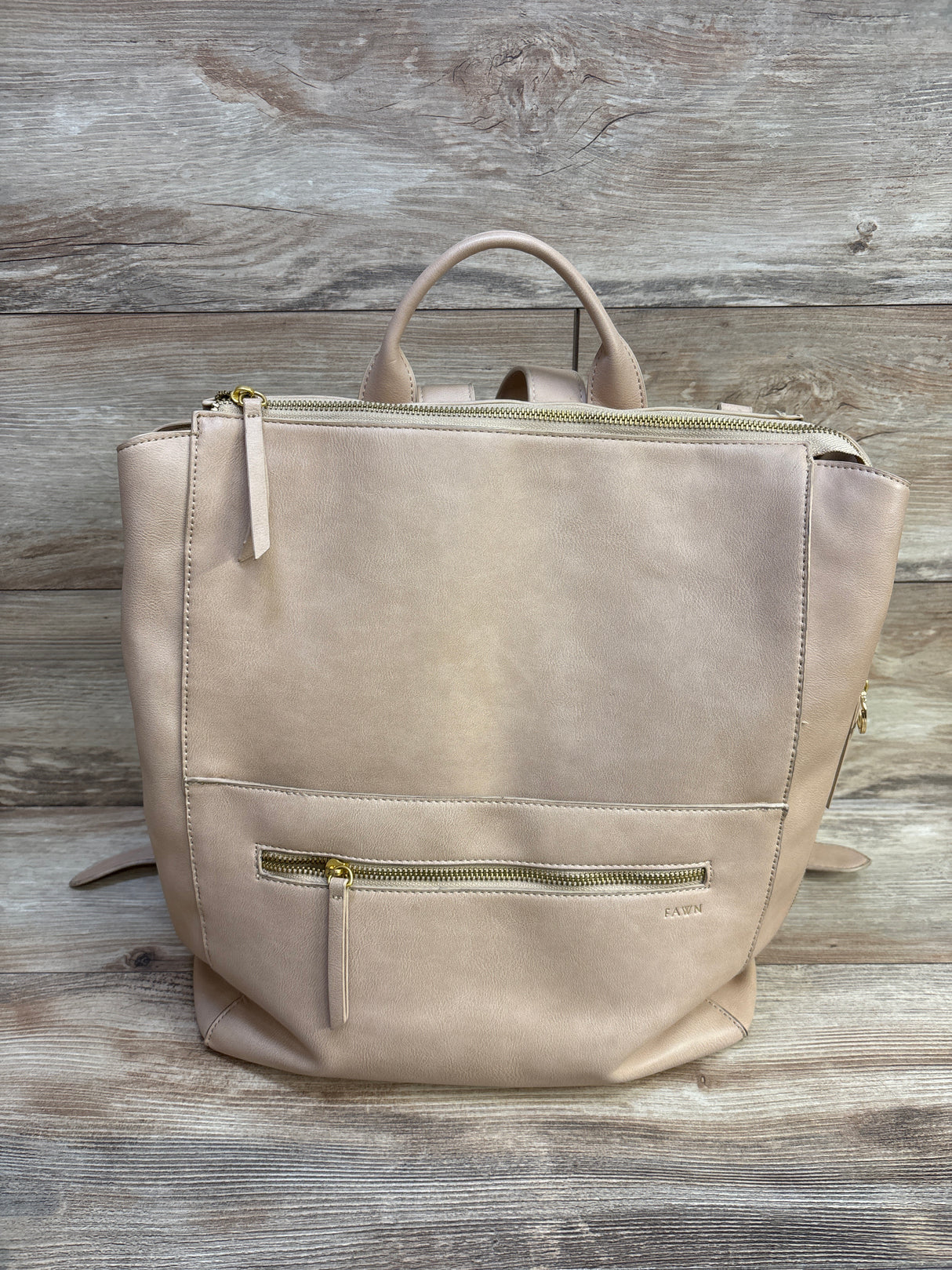 The Fawn Square Diaper Bag, Beige - Me n Mommy To Be