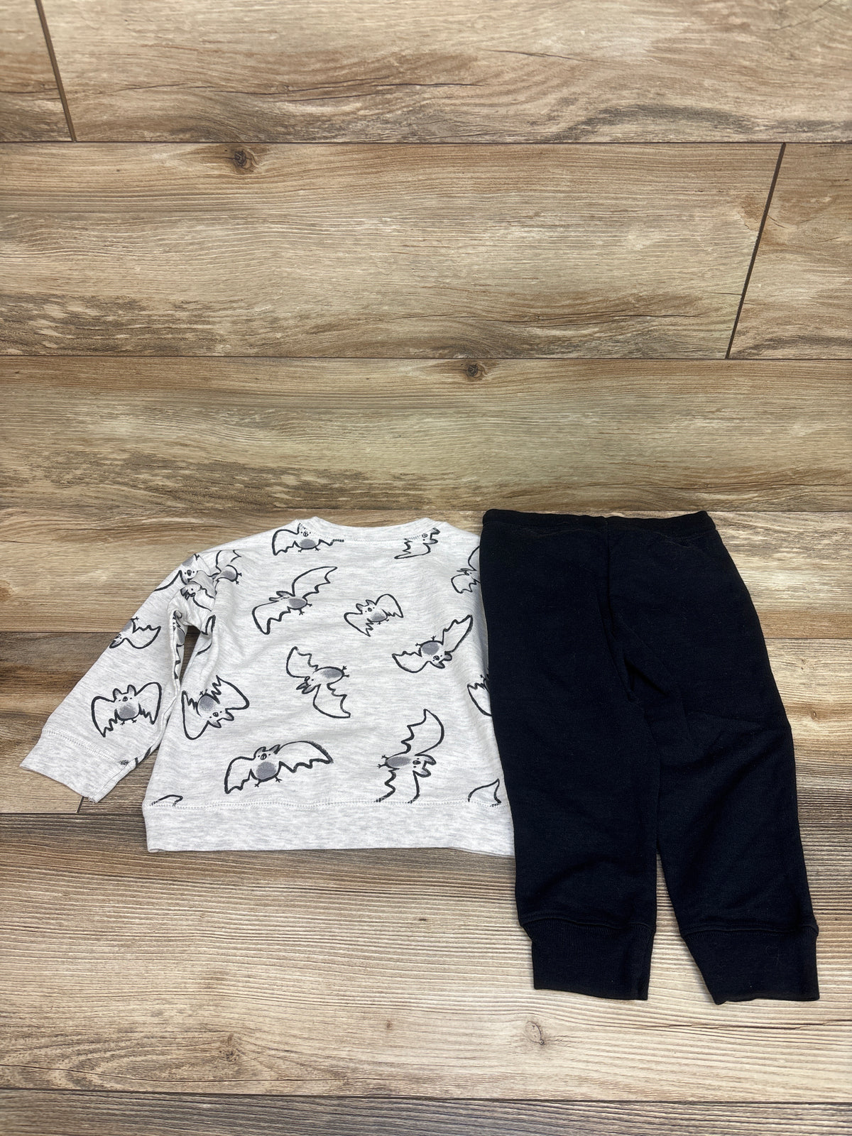Child Of Mine 2pc Spooky Sweatshirt & Pants Set Grey sz 2T