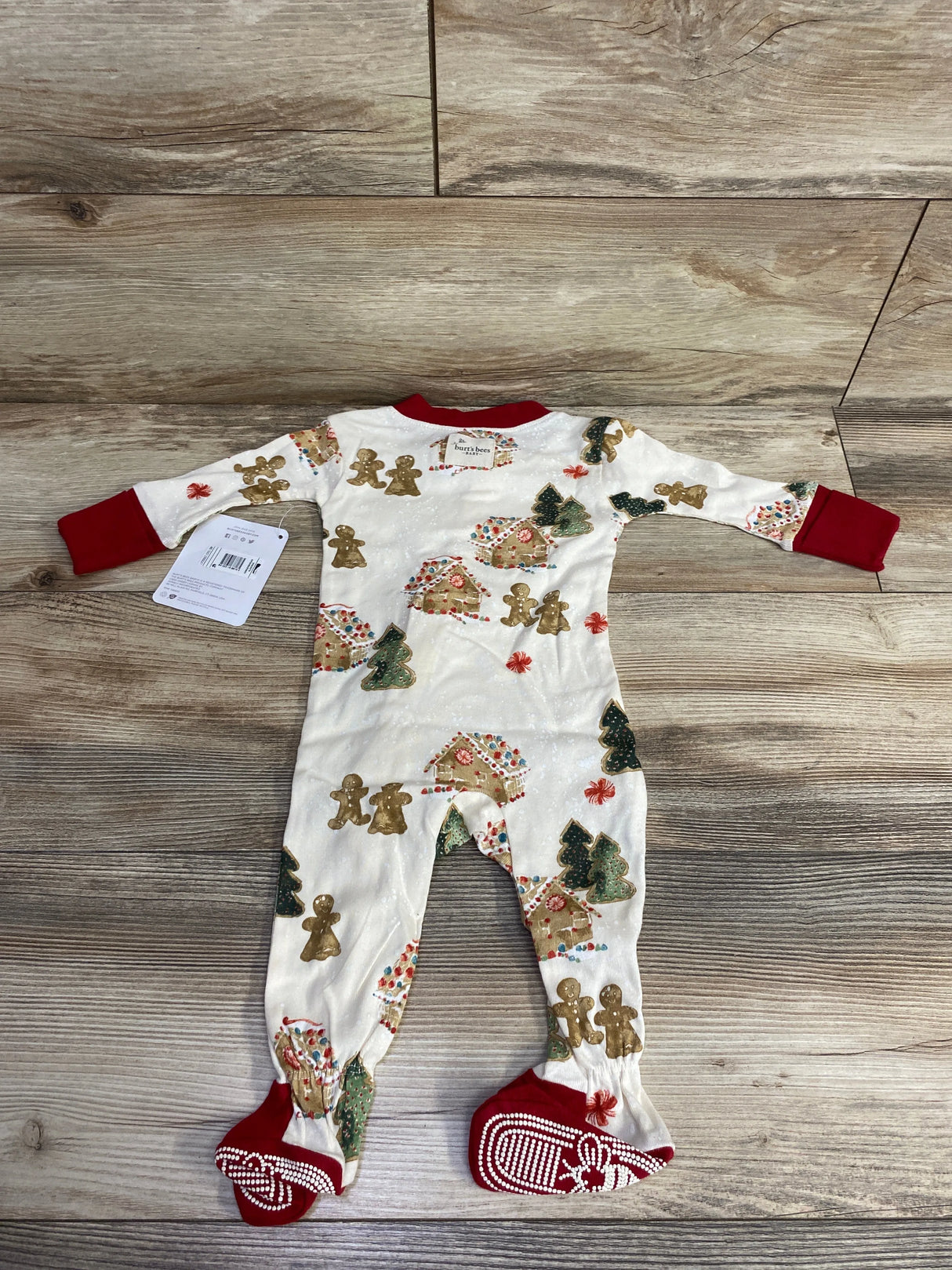 NEW Burt's Bees Ginger Bread Sleeper Cream sz 0-3m
