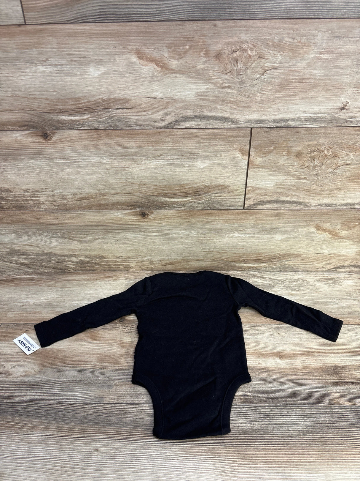 NEW Old Navy New Years Cheer Bodysuit Black sz 12-18m