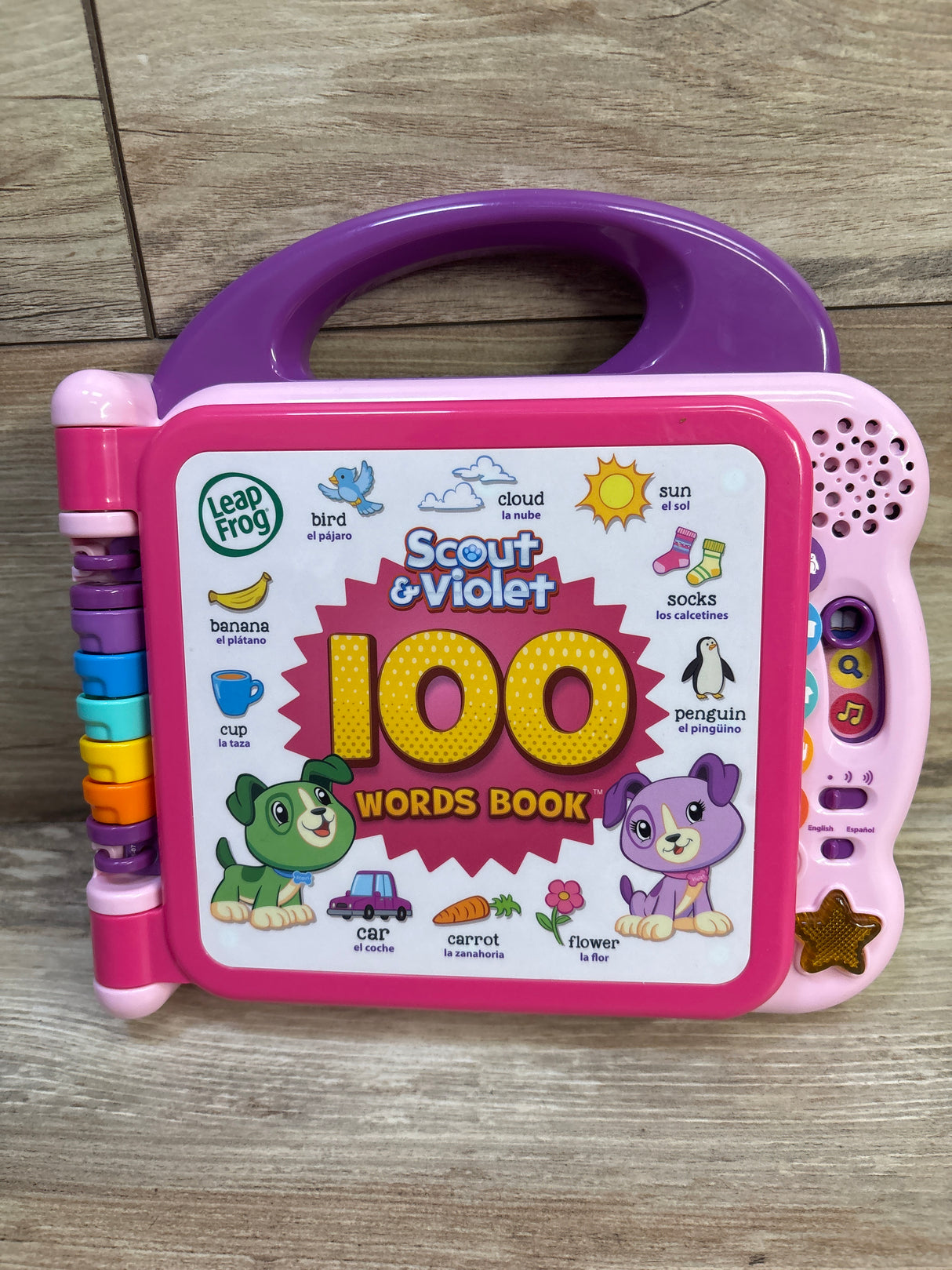 LeapFrog Scout & Violet 100 Words Book Pink