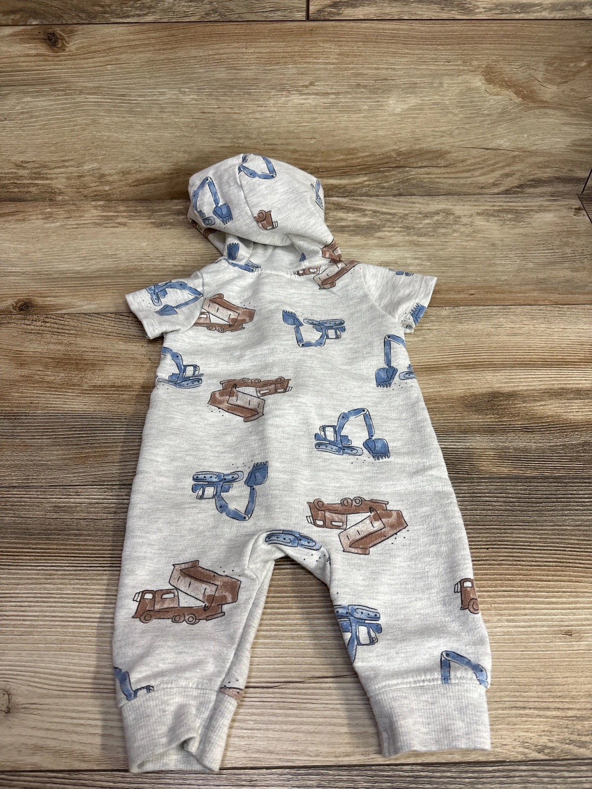 Carter's Excavator Hooded Coverall Grey sz 3m