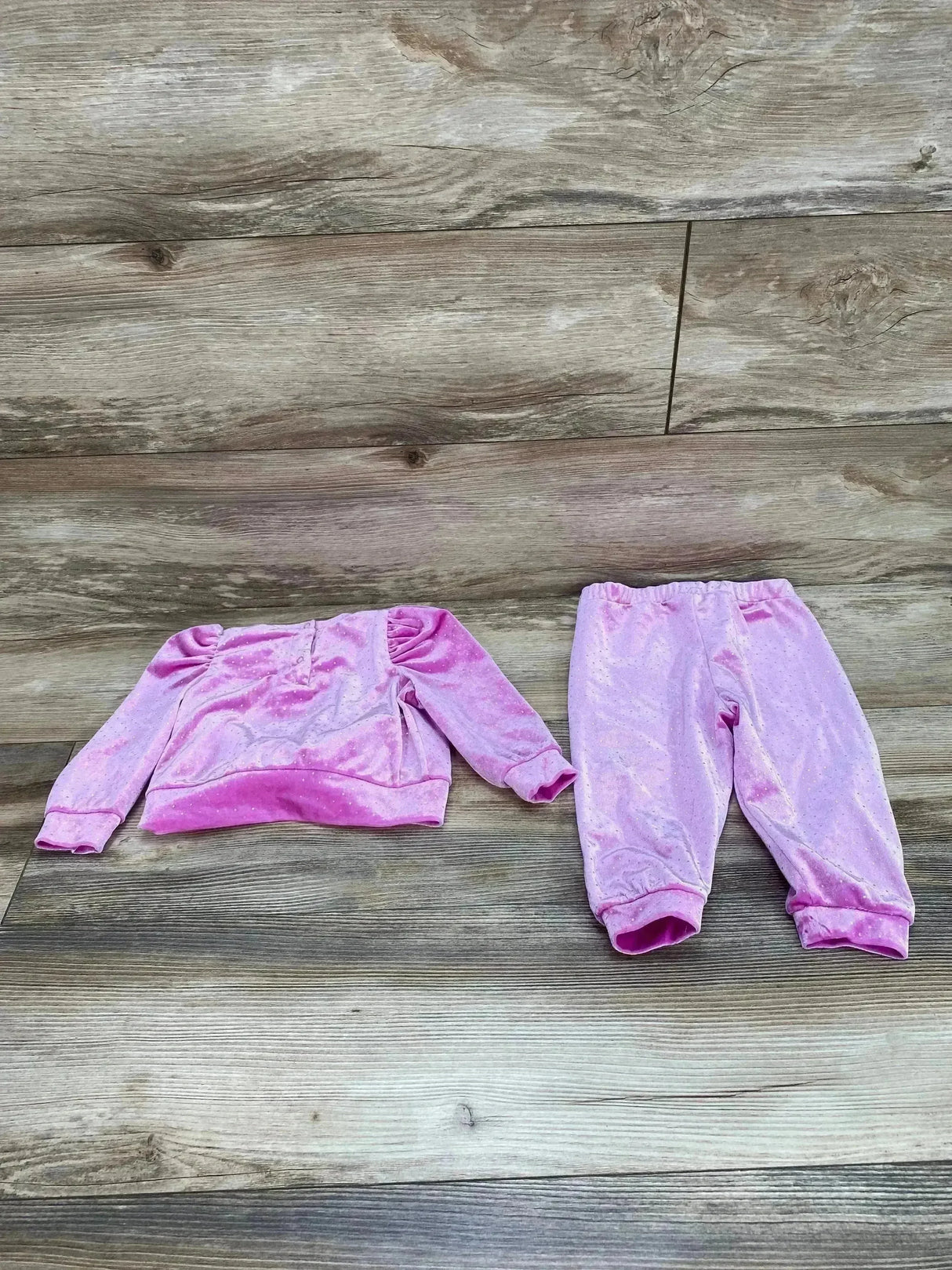 Habitual Kids Velvet 2pc Set Pink sz 12m - Me n Mommy To Be