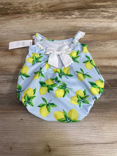 NEW Janie and Jack Lemon Swimsuit Blue sz 12-18m - Me n Mommy To Be