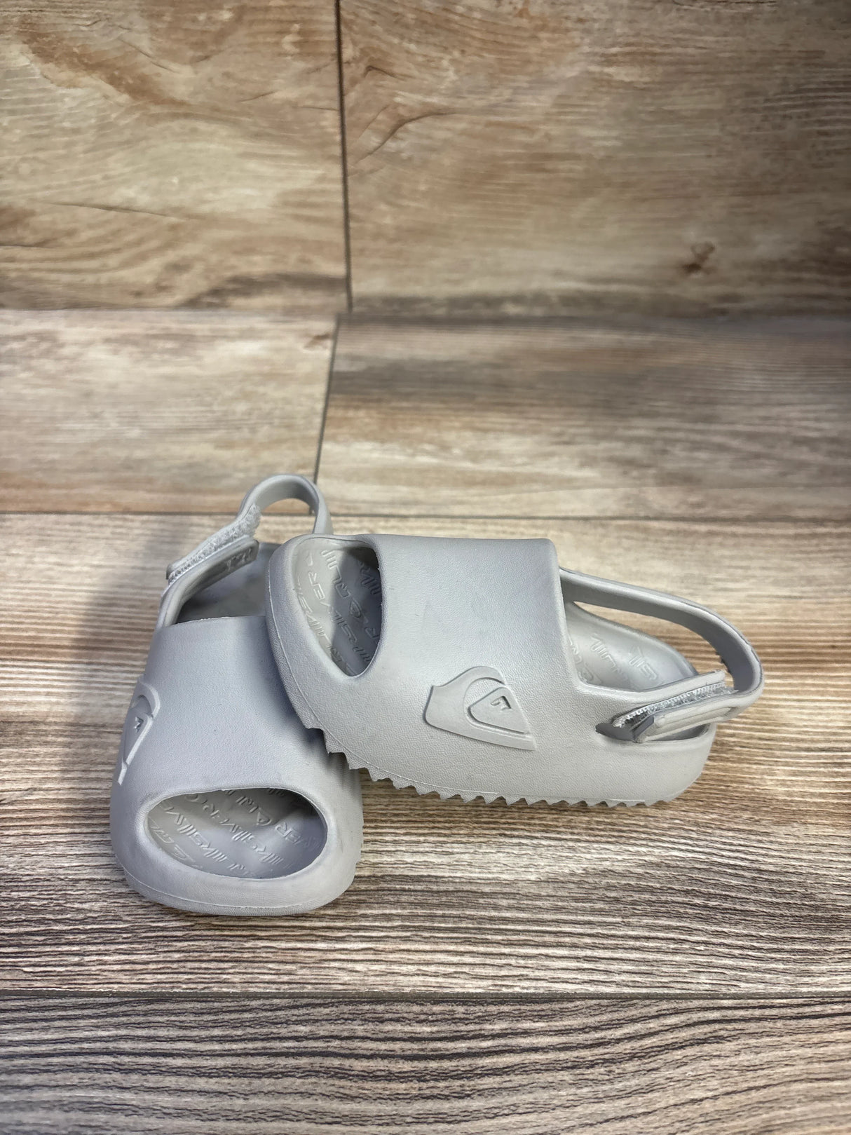 Quiksilver Cloudbreak Sport Slide Sandals Grey sz 5/6c
