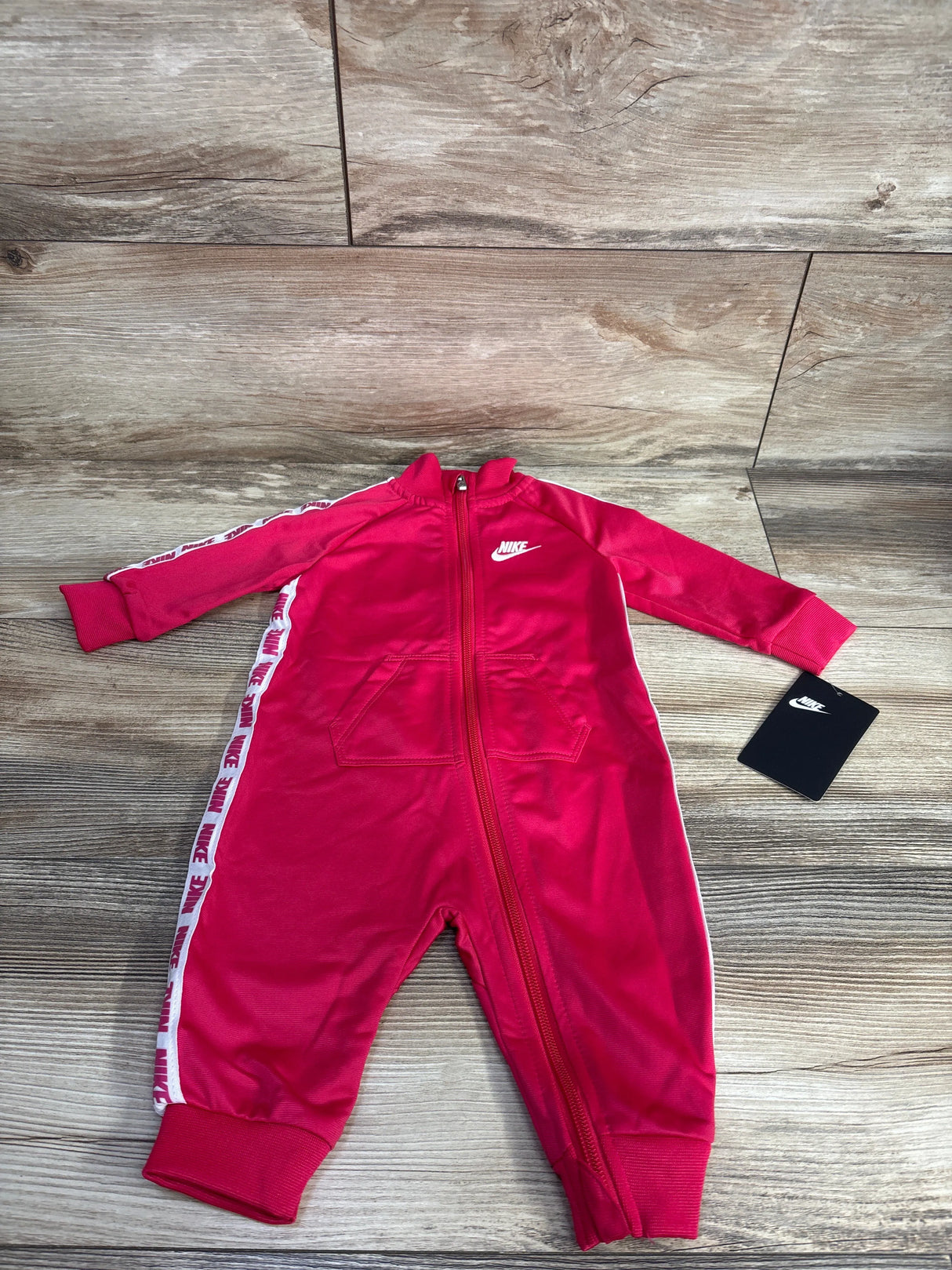 NEW Nike Tapped Coverall Pink sz 6m