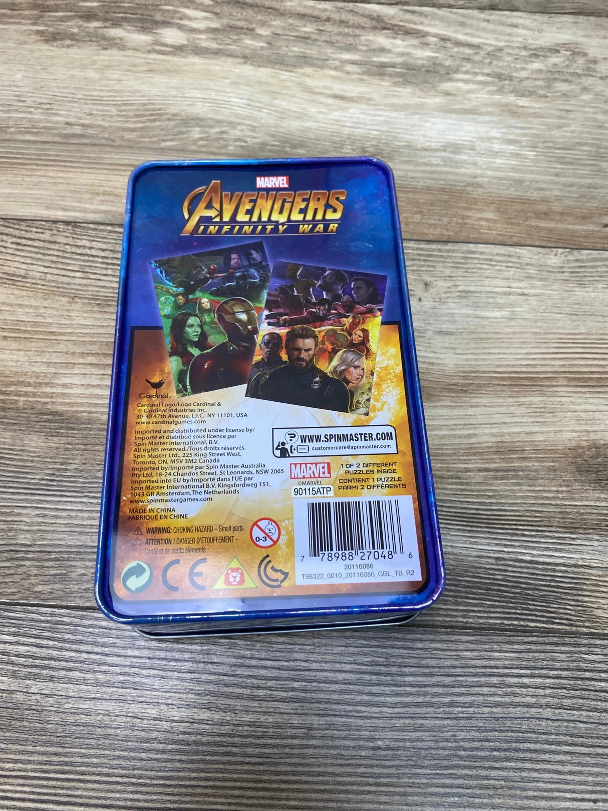 Marvel Avengers 48 Piece Infinity War 1 Of 2 Different Puzzles In Tin - Me n Mommy To Be