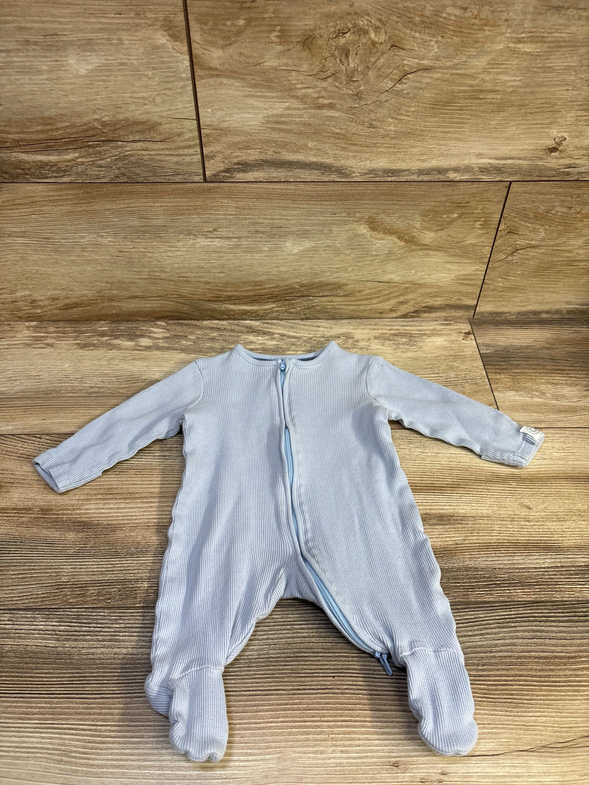 John Lewis Ribbed Sleeper Blue sz Newborn
