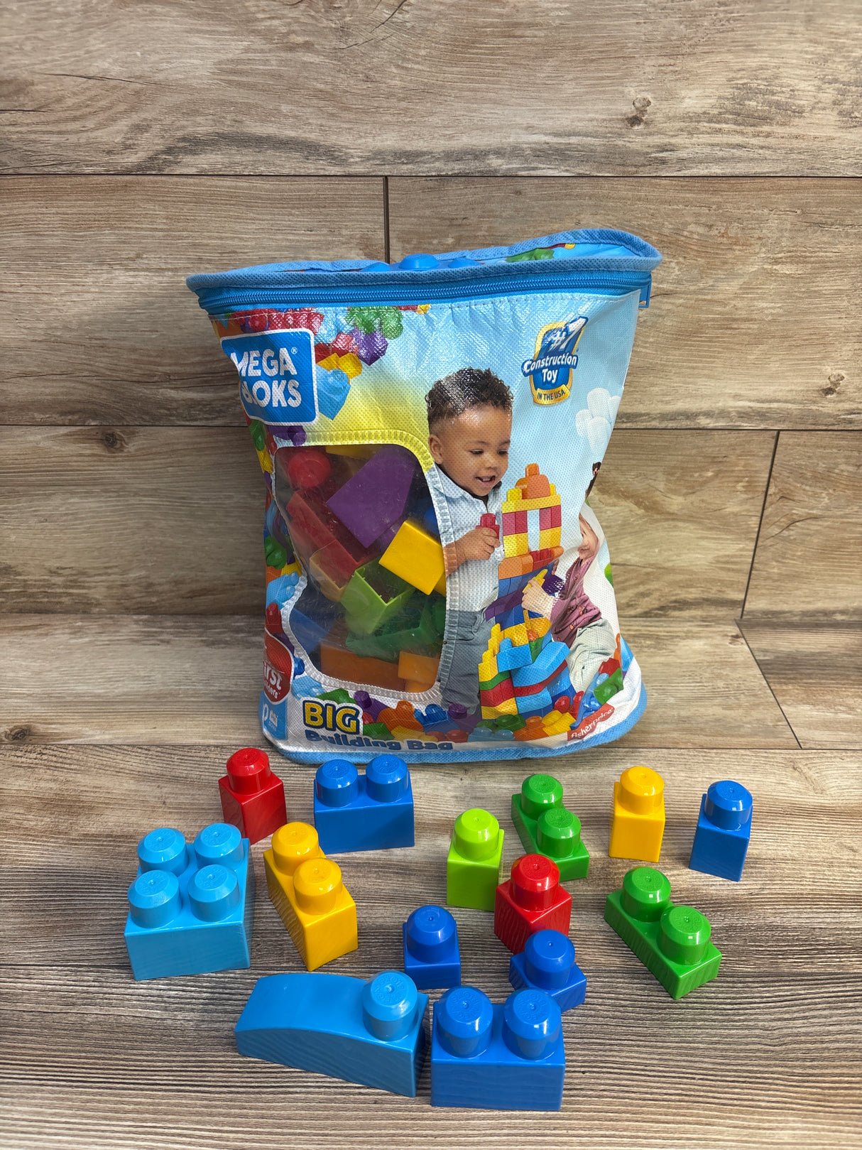Mega Bloks Big Building Bag 80pc