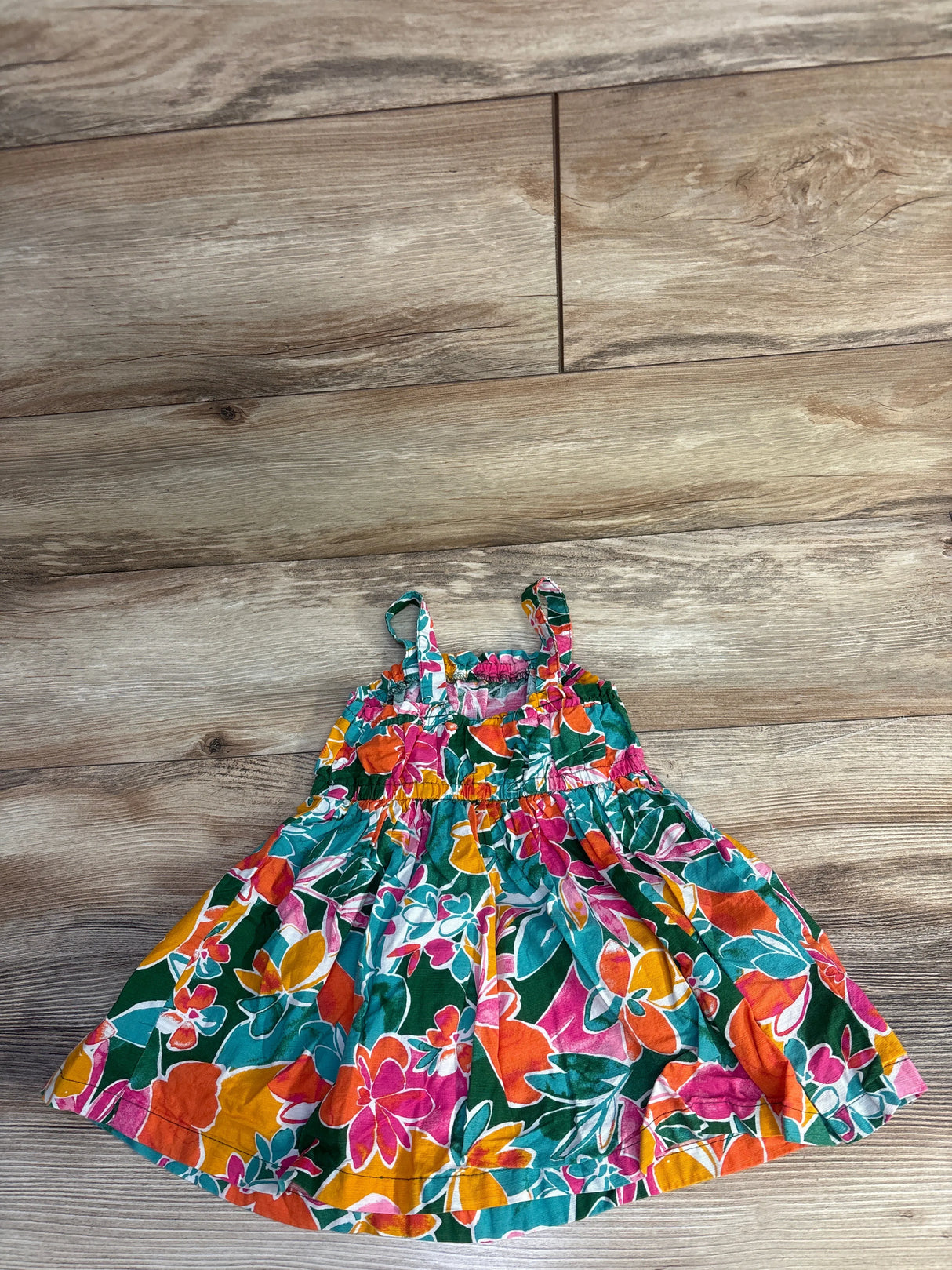 Carter's Floral Dress Green sz 2T - Me n Mommy To Be