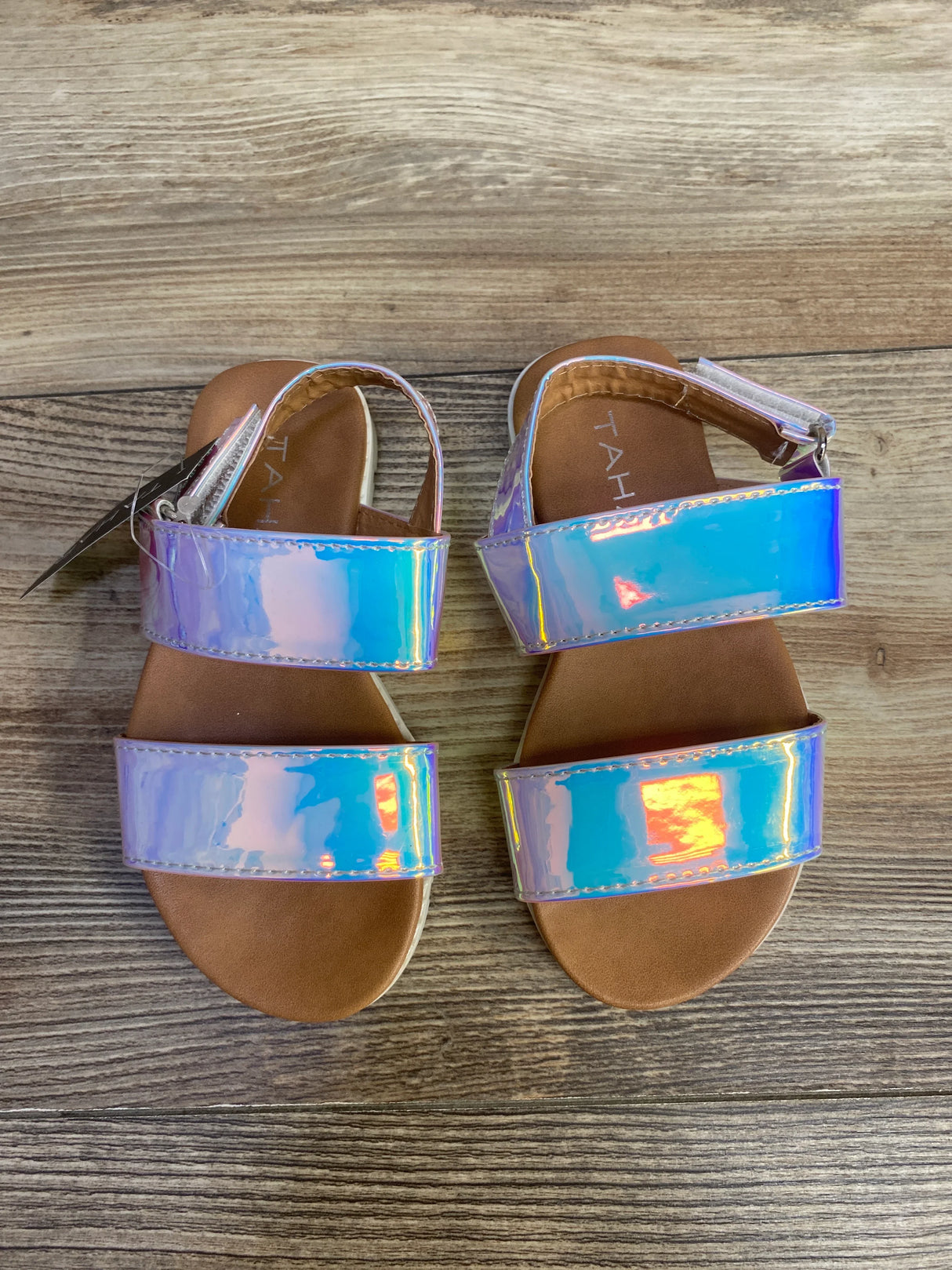NEW Tahari Iridescent Sandals sz 8c - Me n Mommy To Be