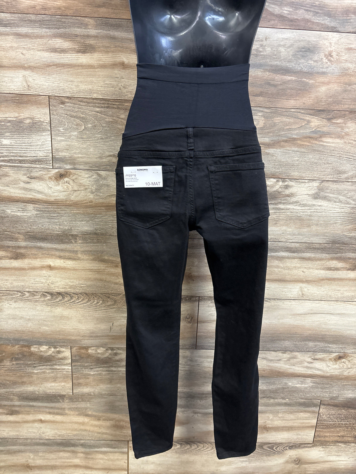 NEW Sonoma Maternity Full Panel Jeggings Black sz Large