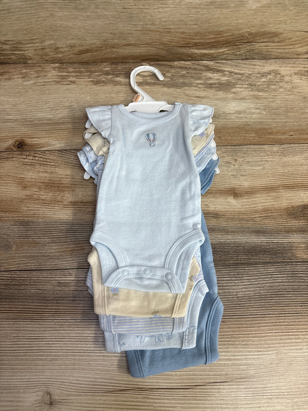 Carter's 5pk Bodysuit Set Blue sz Preemie