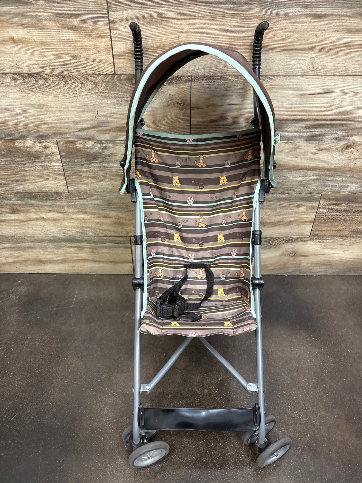 Disney Winnie The Pooh Umbrella Stroller w/ Canopy - Brown