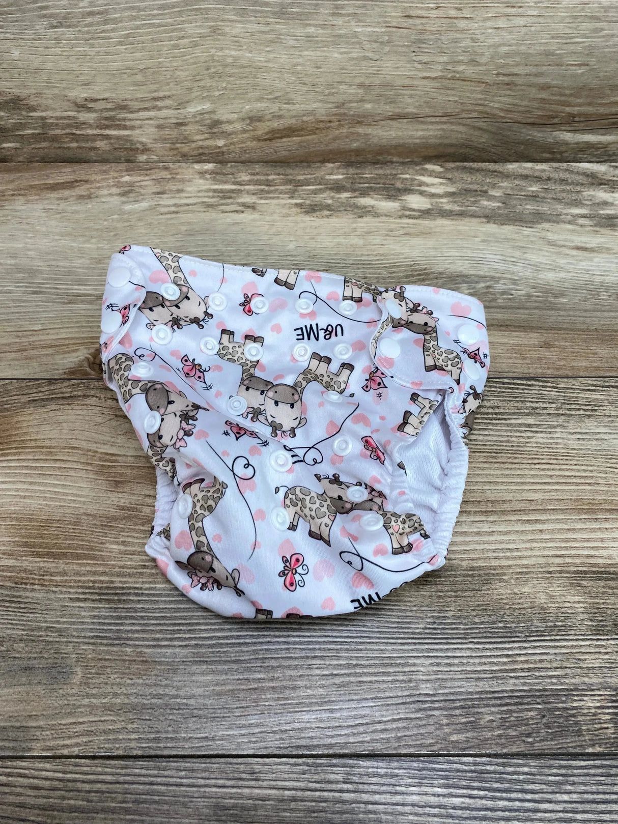 Rig N Gig's Cloth Diaper One Size Pocket Giraffe Print - Me n Mommy To Be