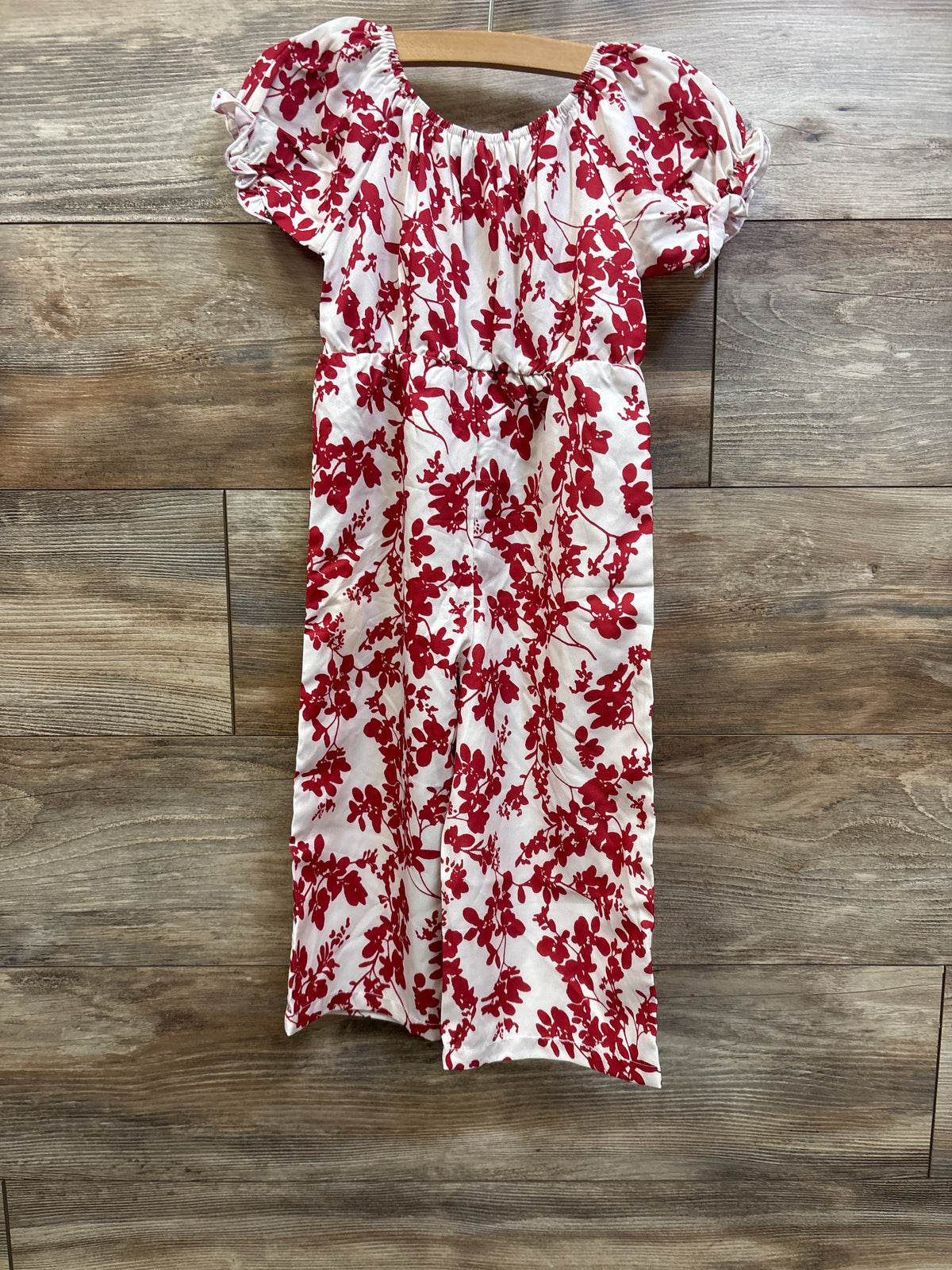 NEW Shein Floral Jumpsuit White sz 18-24m