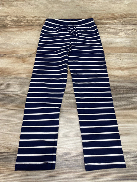 NEW Baby Gap Striped Navy Leggings sz 5T - Me n Mommy To Be