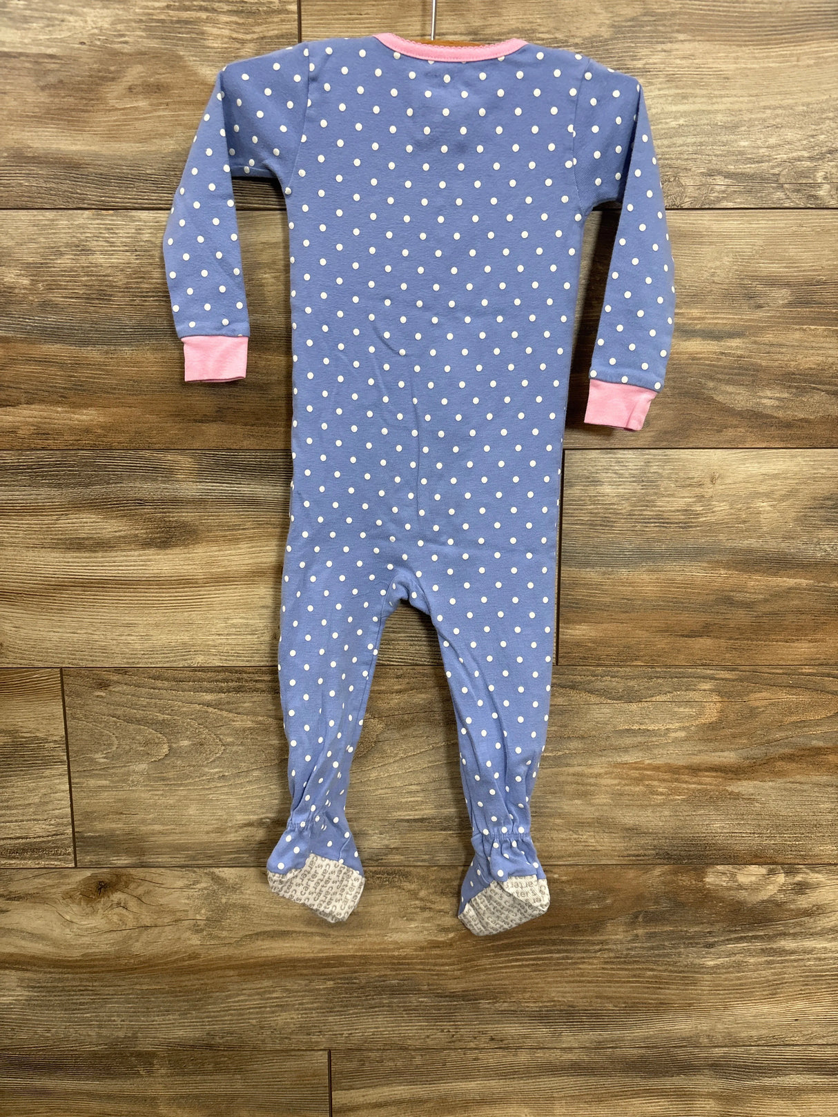 Carter's Polka Dot Flamingo Print Sleeper Purple sz 24m