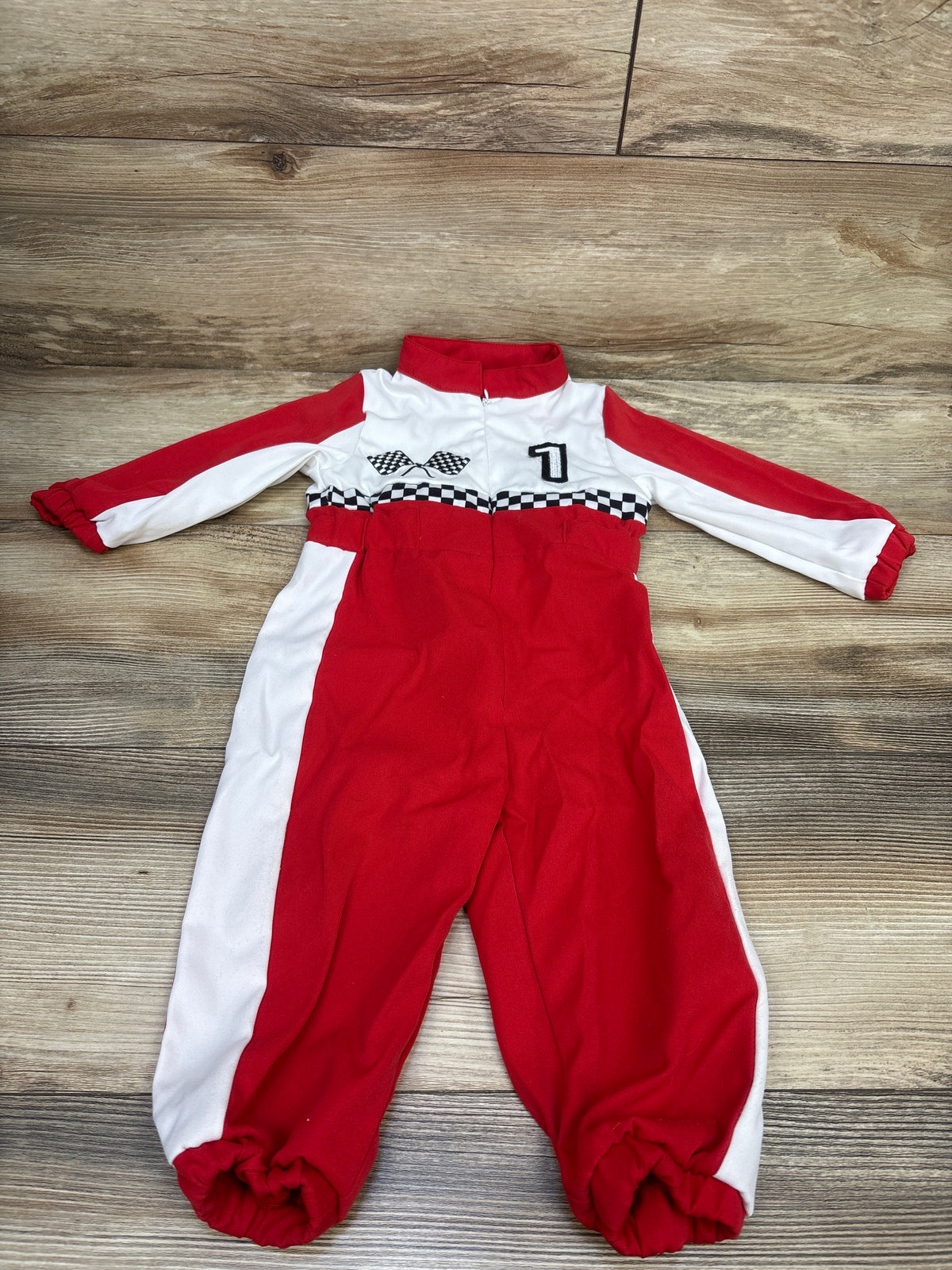 Idopip Race Car Driver Coverall Costume Red sz 9-12m