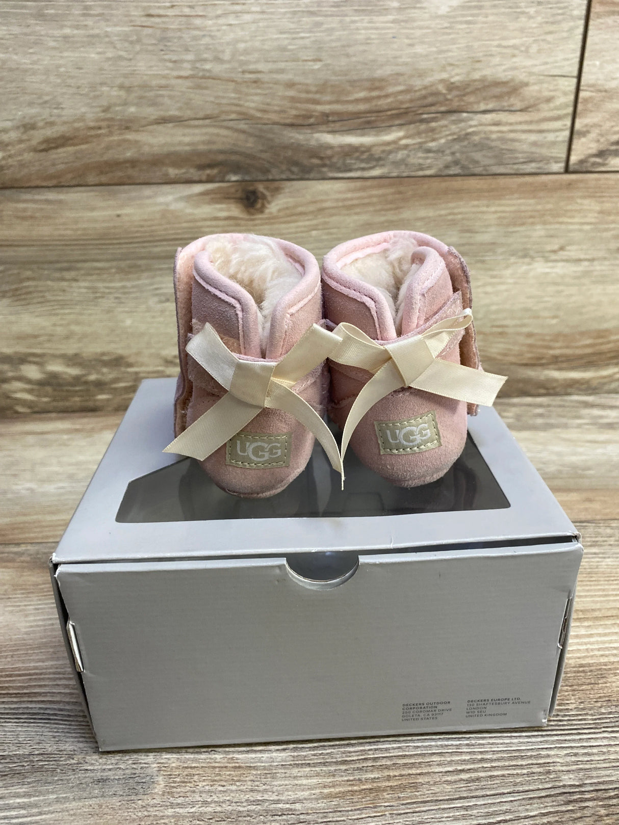 Ugg Jesse Bow II Boots, Pink sz 0/1c*
