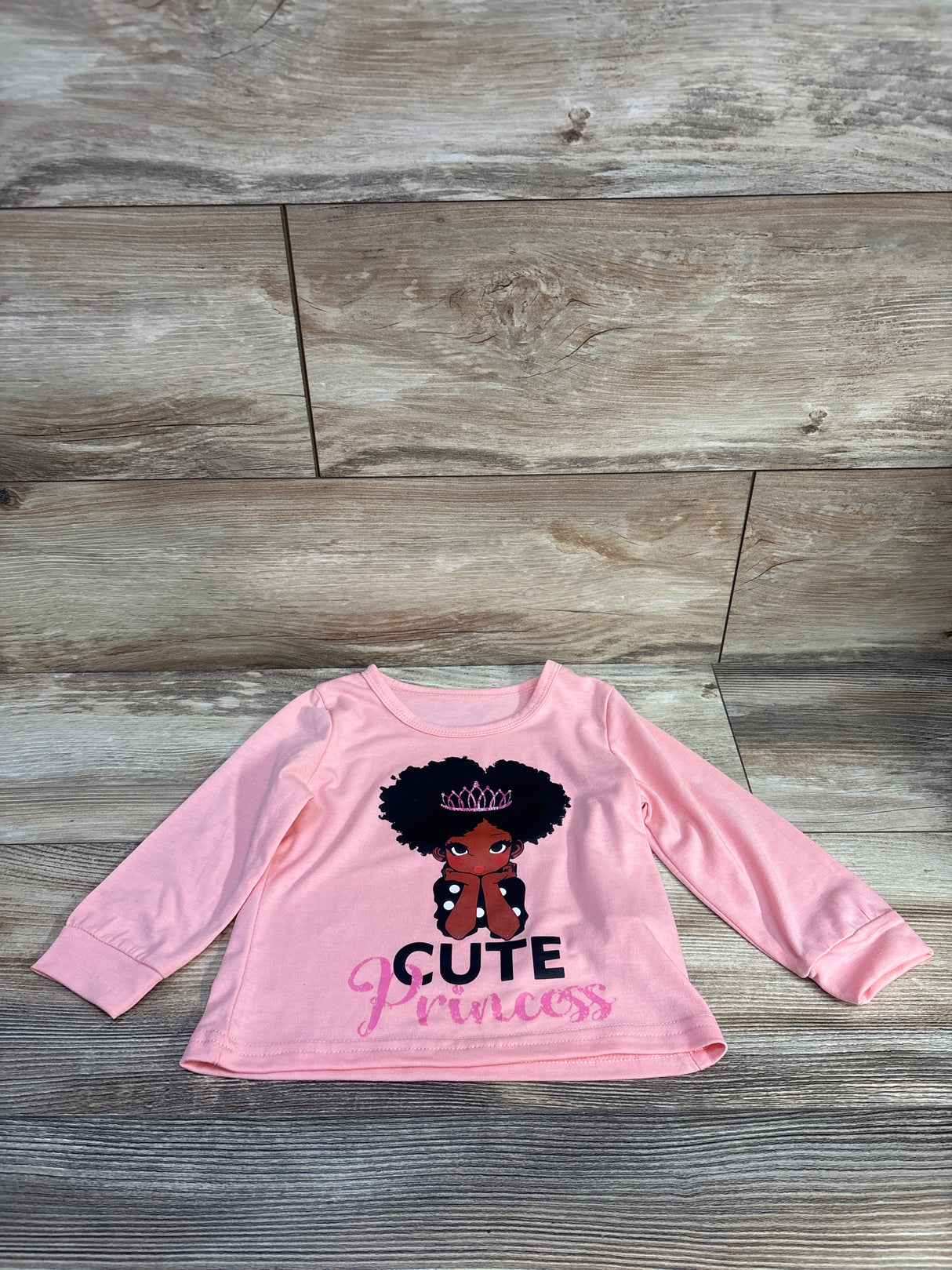 Shein Cute Princess Shirt Pink sz 18-24m
