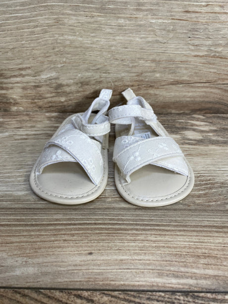 NEW Child of Mine Off White Sandals sz 3-6m - Me n Mommy To Be