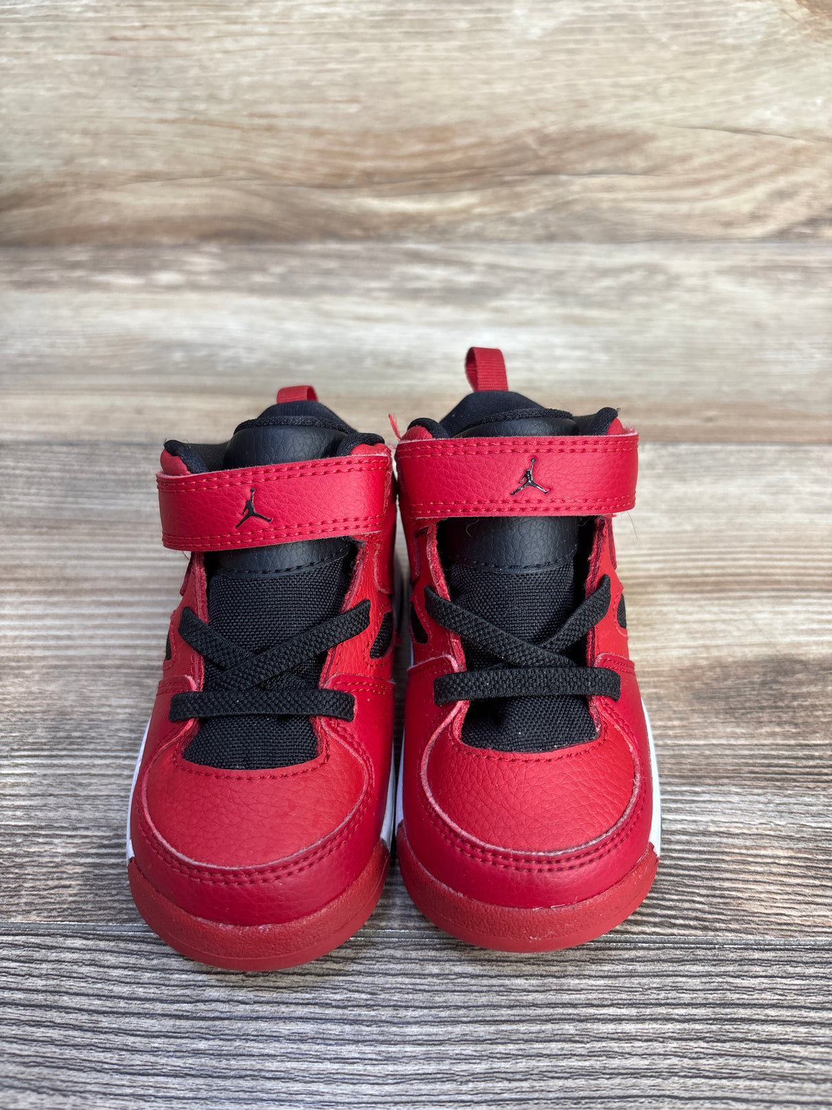 Air Jordan Flight Club 91 TD 'University Red' Sneakers sz 5c