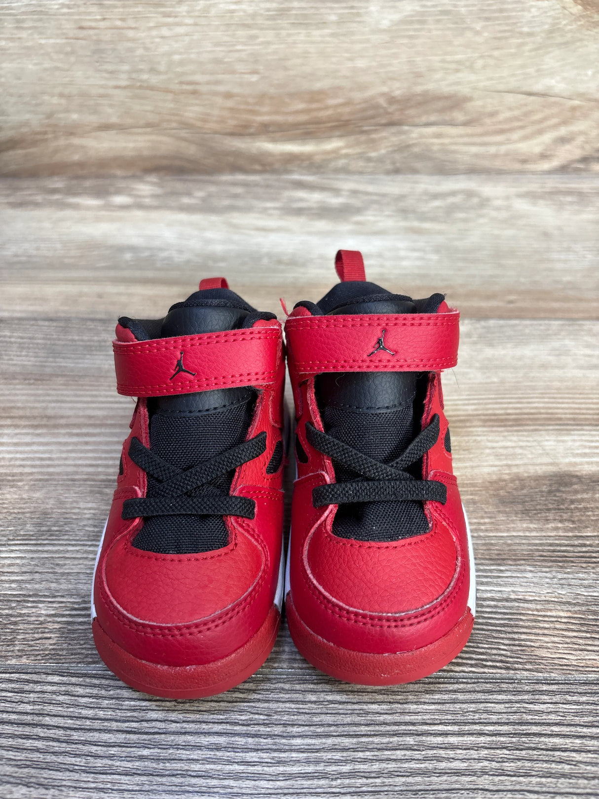 Air Jordan Flight Club 91 TD 'University Red' Sneakers sz 5c
