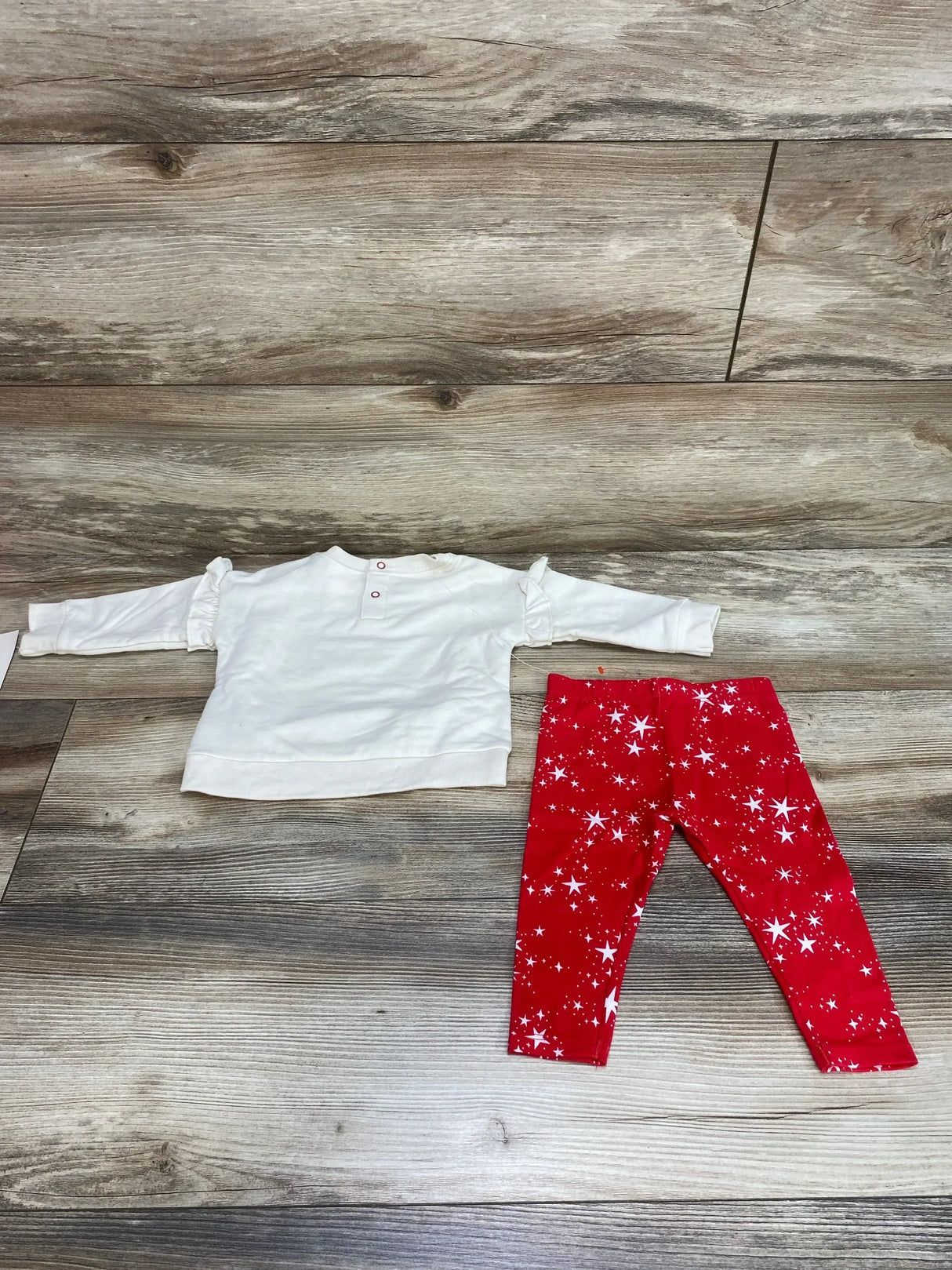 NEW Cat & Jack 2pc My Darling Deer Sweatshirt Set Ivory sz 3-6m - Me n Mommy To Be