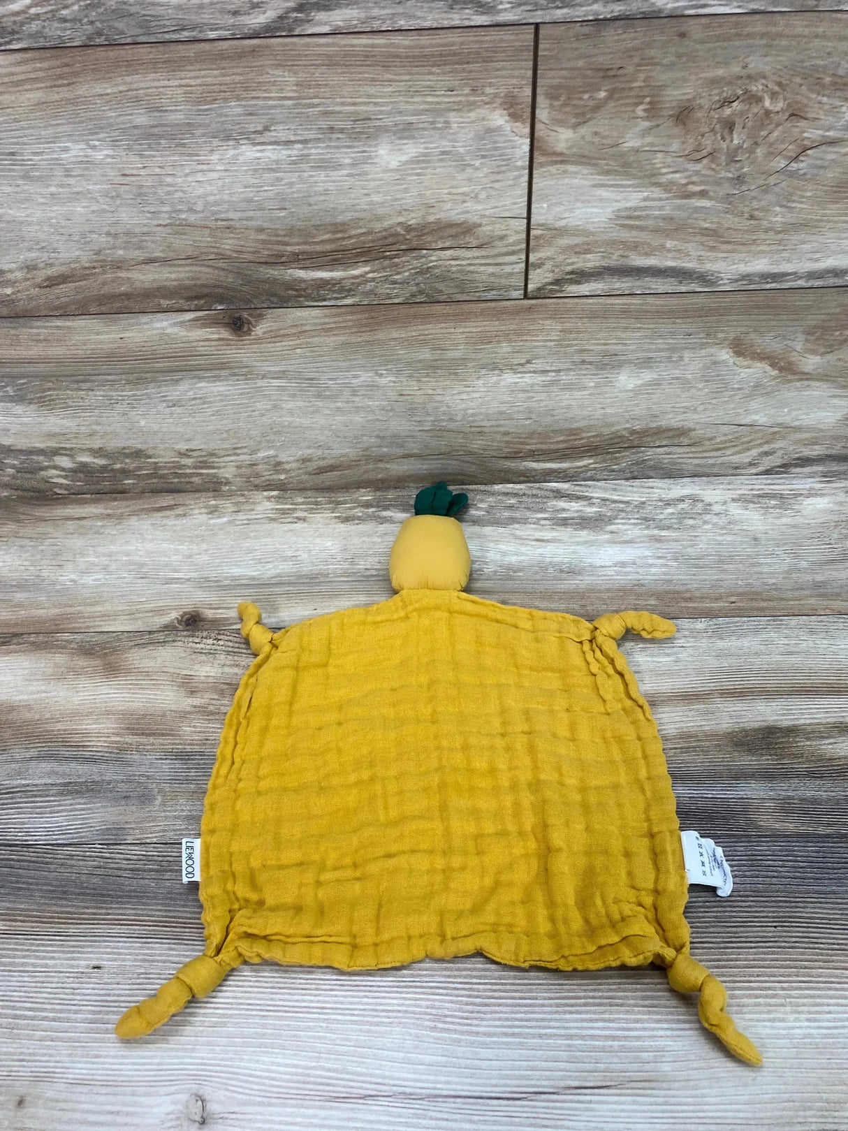 Liewood Pineapple Yellow Mellow Agnete Cuddle Cloth Yellow - Me n Mommy To Be