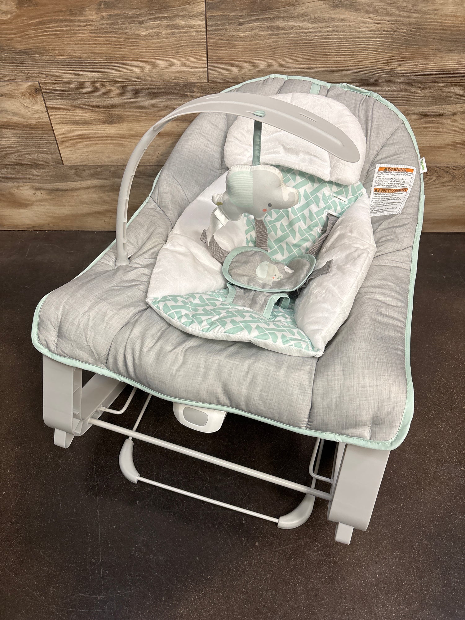 NEW Ingenuity Keep Cozy 3-in-1 Grow with Me Baby Bouncer, Rocker & Toddler Seat in Weaver