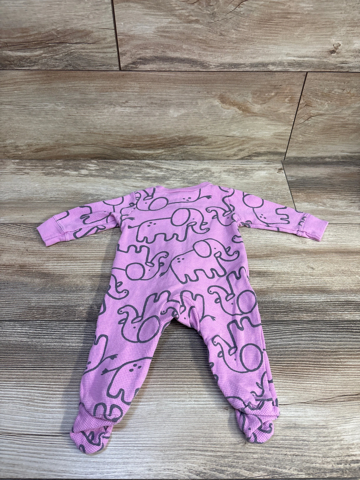 Carter's Waffle Knit Sleeper Pink sz 3m