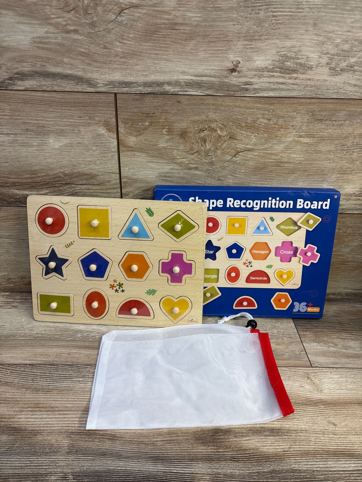 NEW Avery's Choice Shape Recognition Wooden Magnetic Puzzle Board