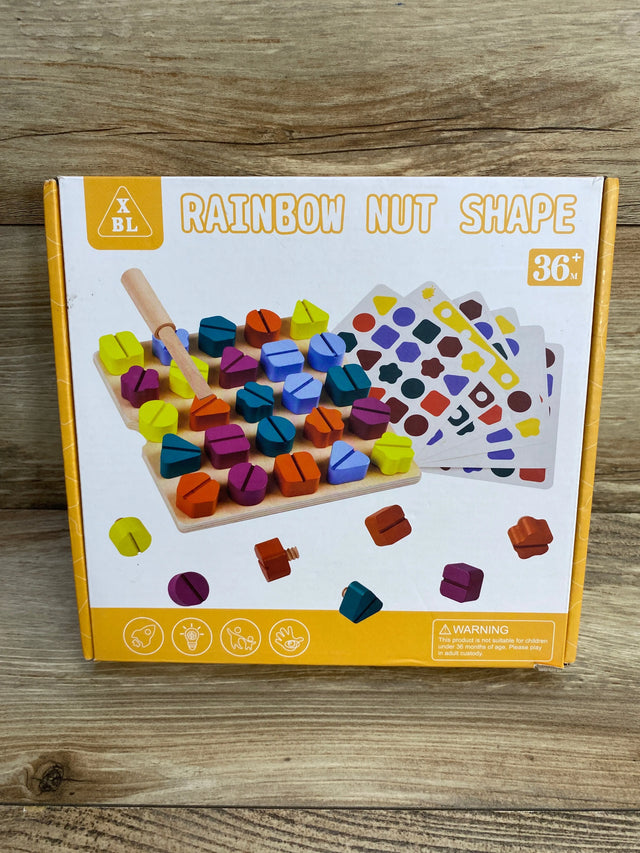 Rainbow Nut Shape Toy - Me n Mommy To Be