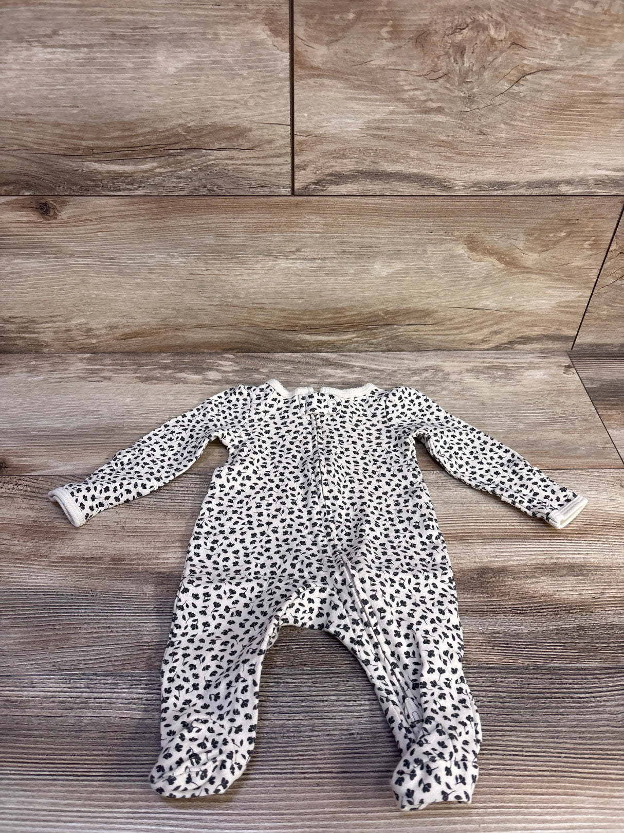 Carter's Floral Sleeper Ivory sz Newborn