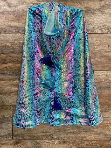 Great Pretenders Reversible Unicorn/Dragon Cape Blue sz 5-6 - Me n Mommy To Be