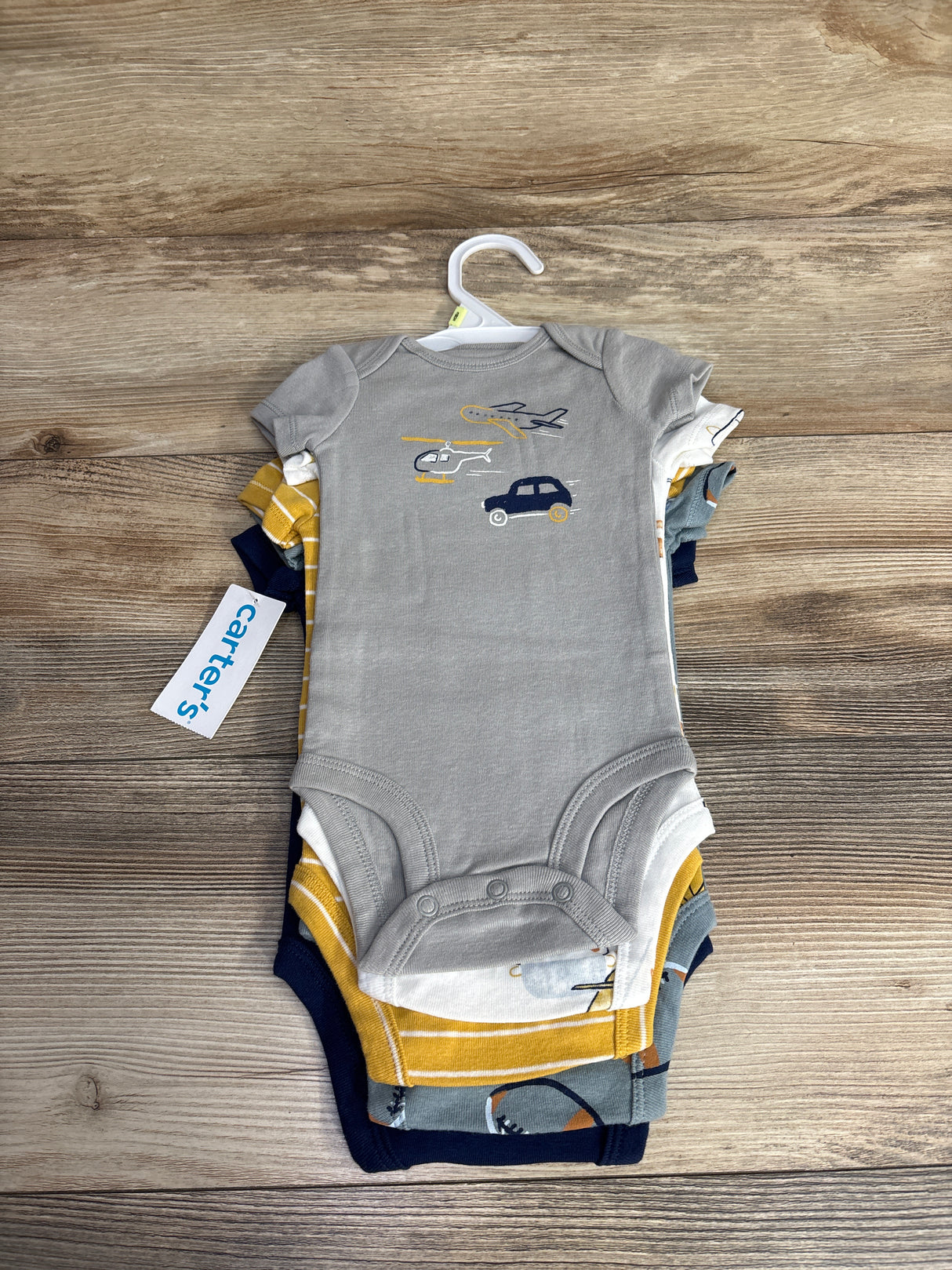 NEW Carter's 5pk Game Day Bodysuit Set Navy sz 3m